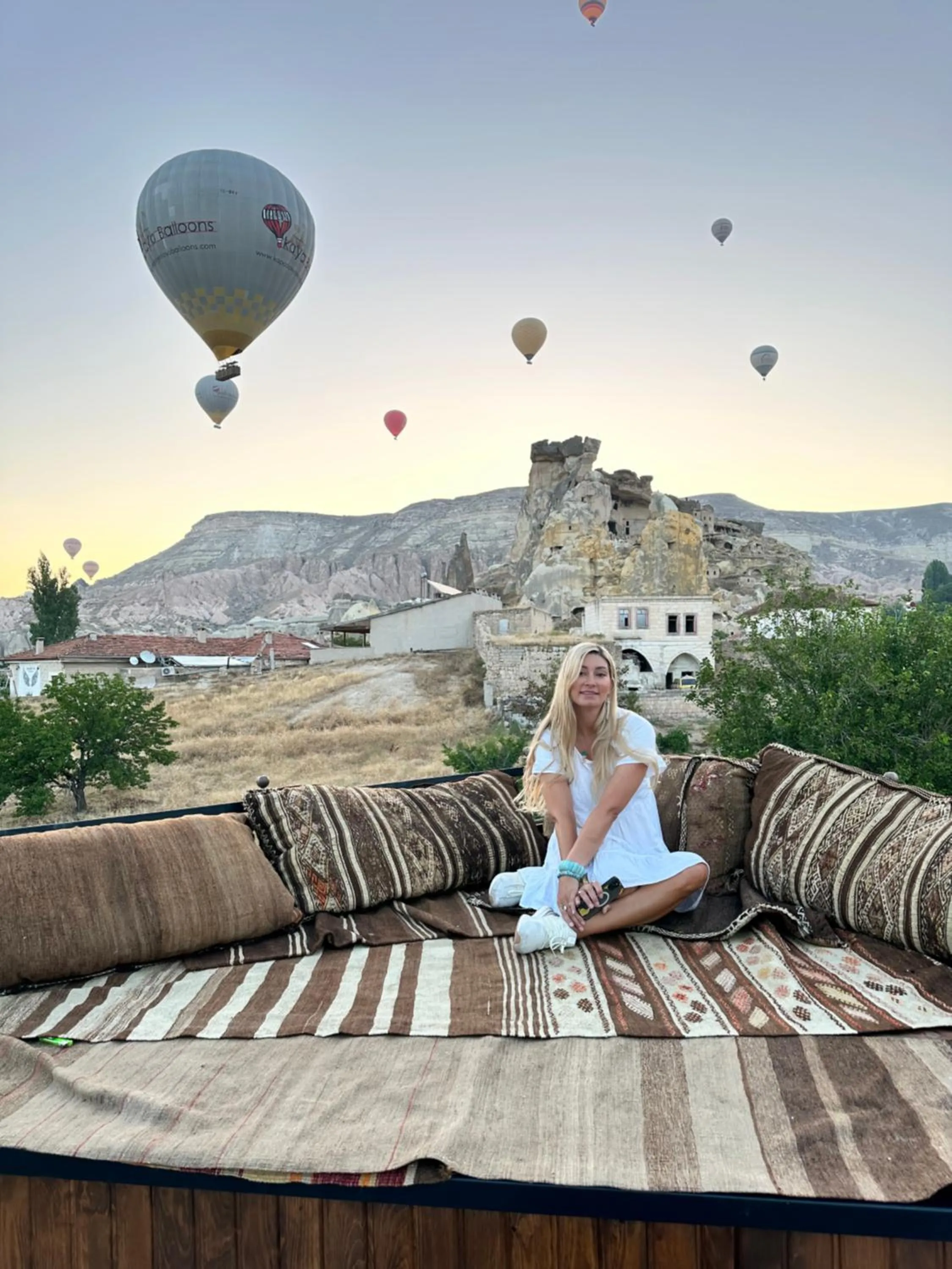 Balcony/Terrace in Jacob's Cave Suites - Cappadocia