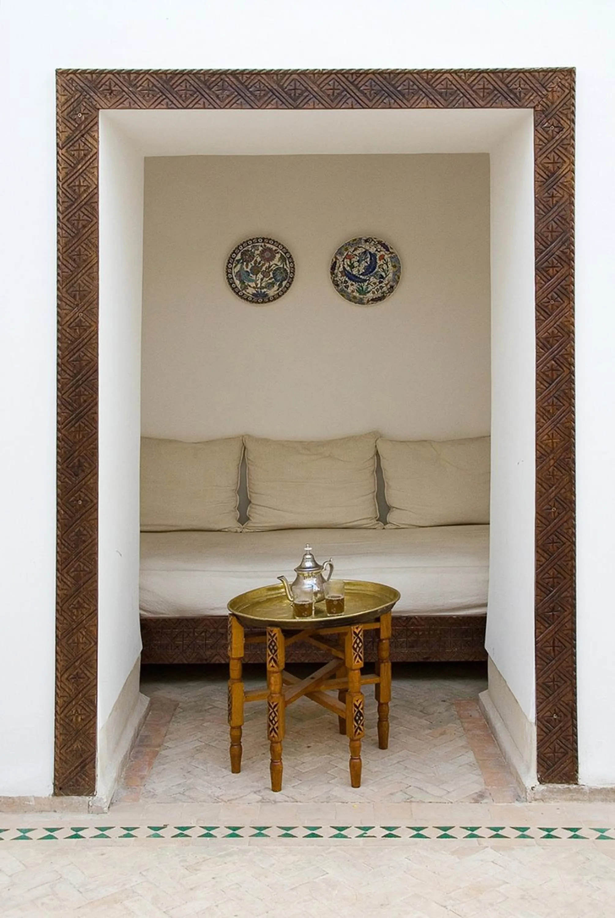 Seating area in Riad Porte Royale