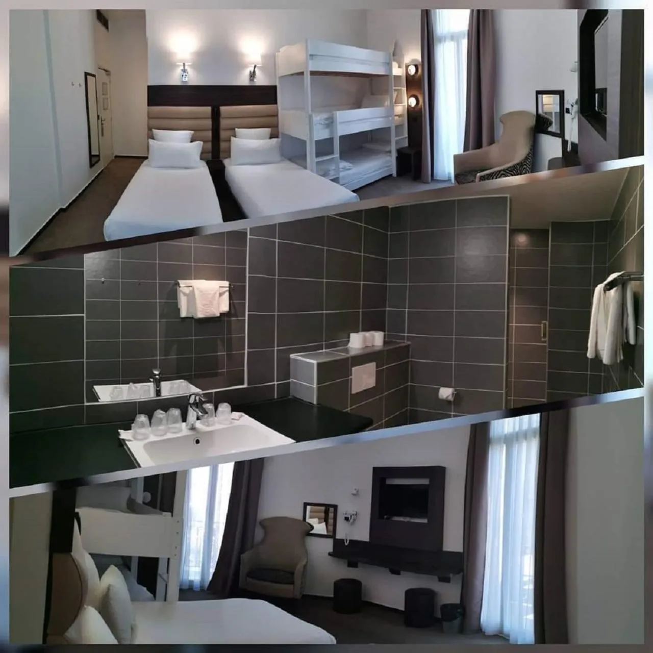 Photo of the whole room, Bed in Hôtel & Appartements Monsigny
