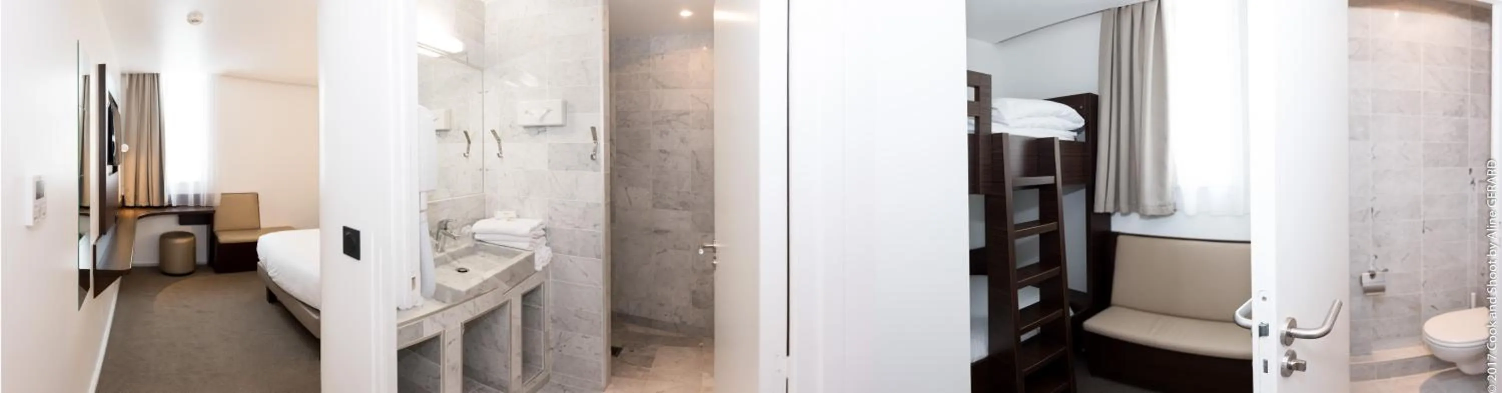 Bathroom in Hôtel & Appartements Monsigny