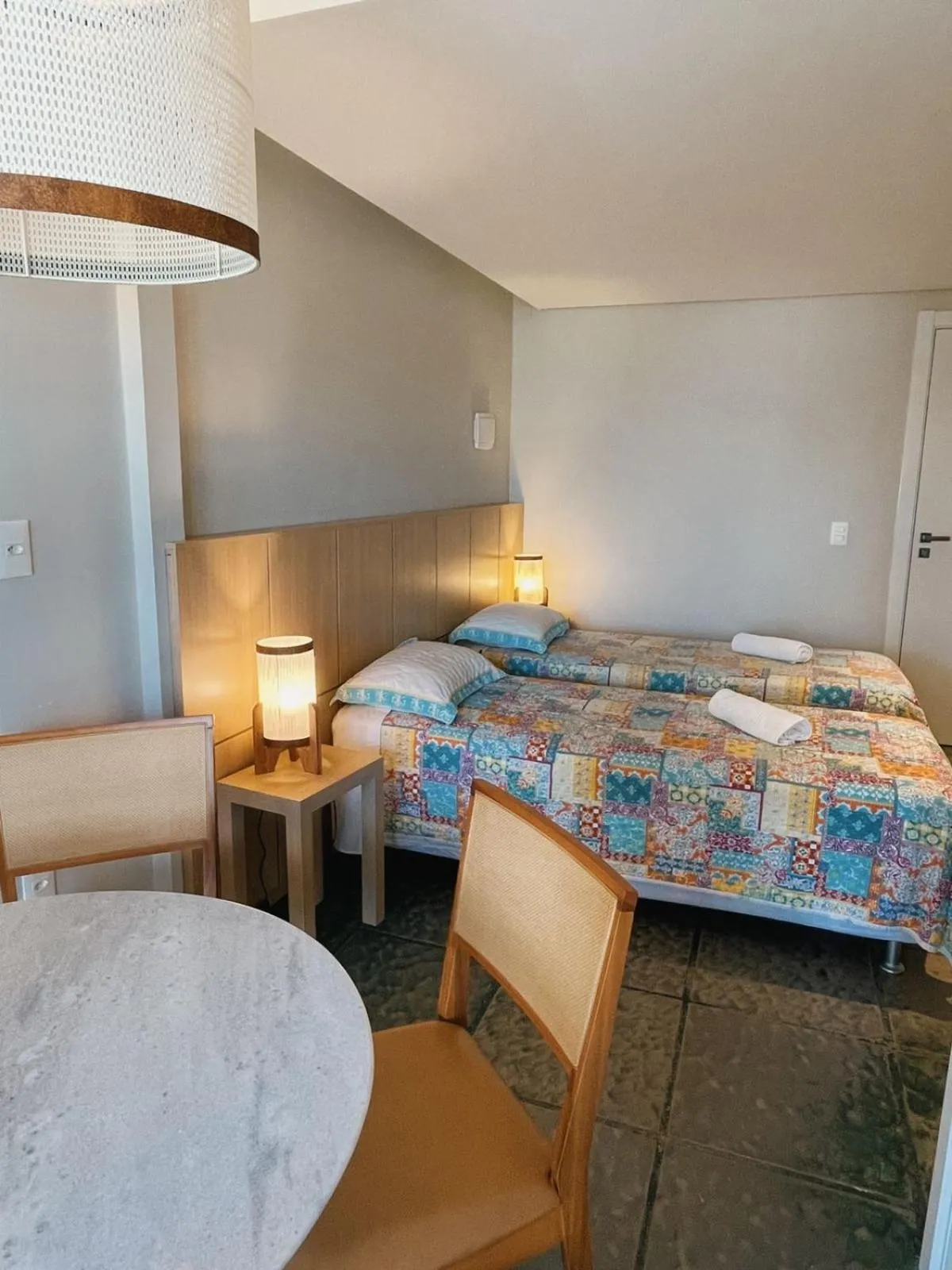 Bed in Hotel Pousada 7 Mares