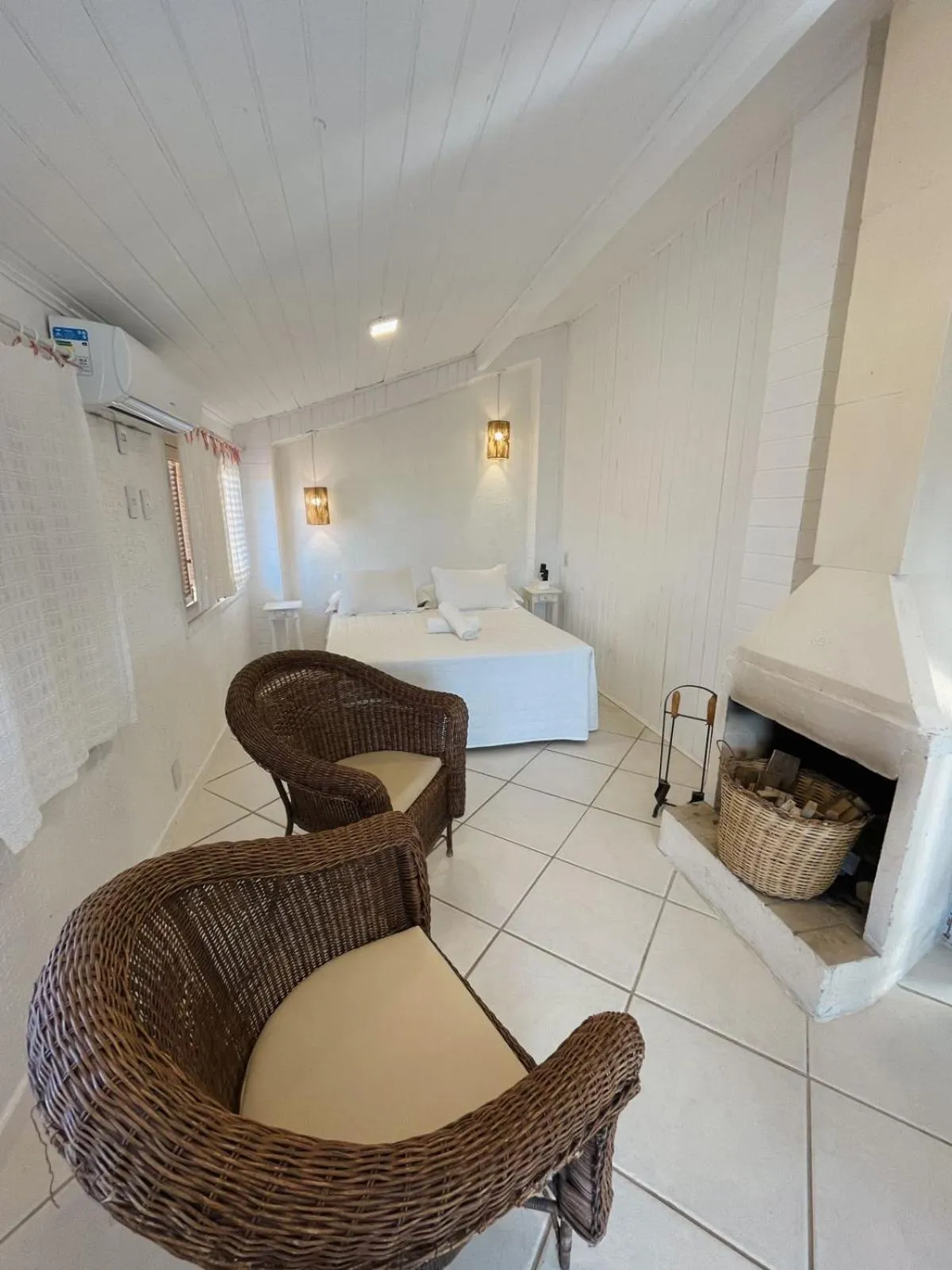 Bed in Hotel Pousada 7 Mares