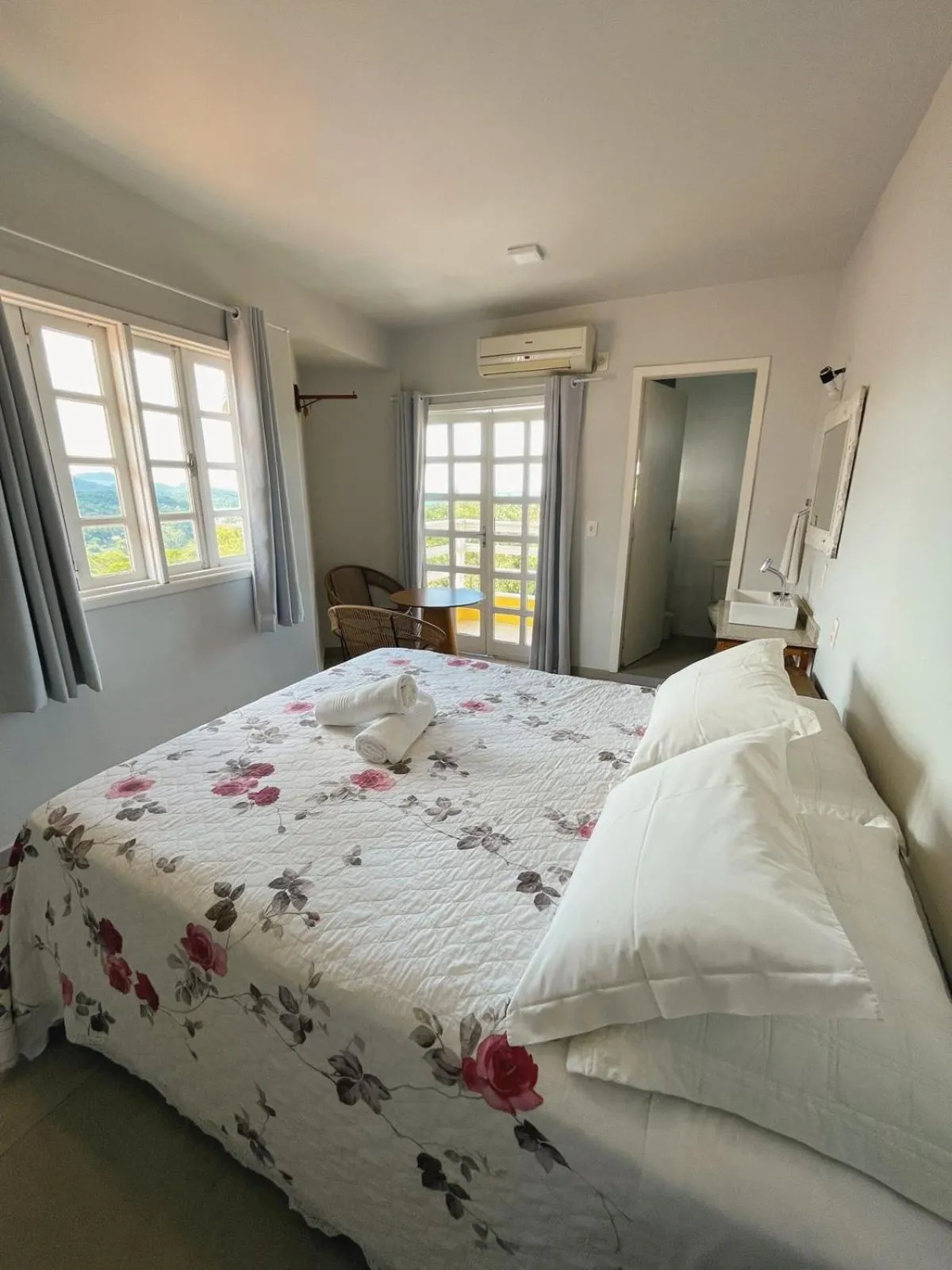 Bed in Hotel Pousada 7 Mares