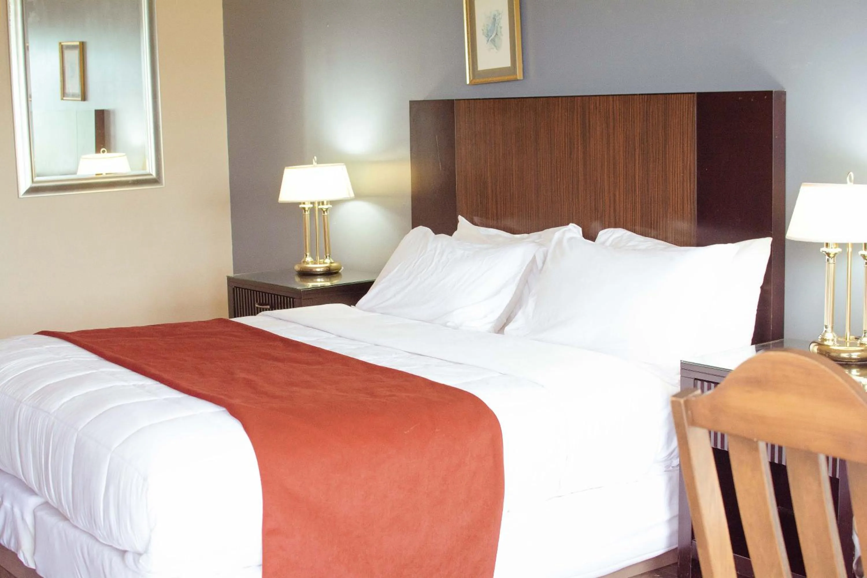 Bed in Travels Inn Victoria County