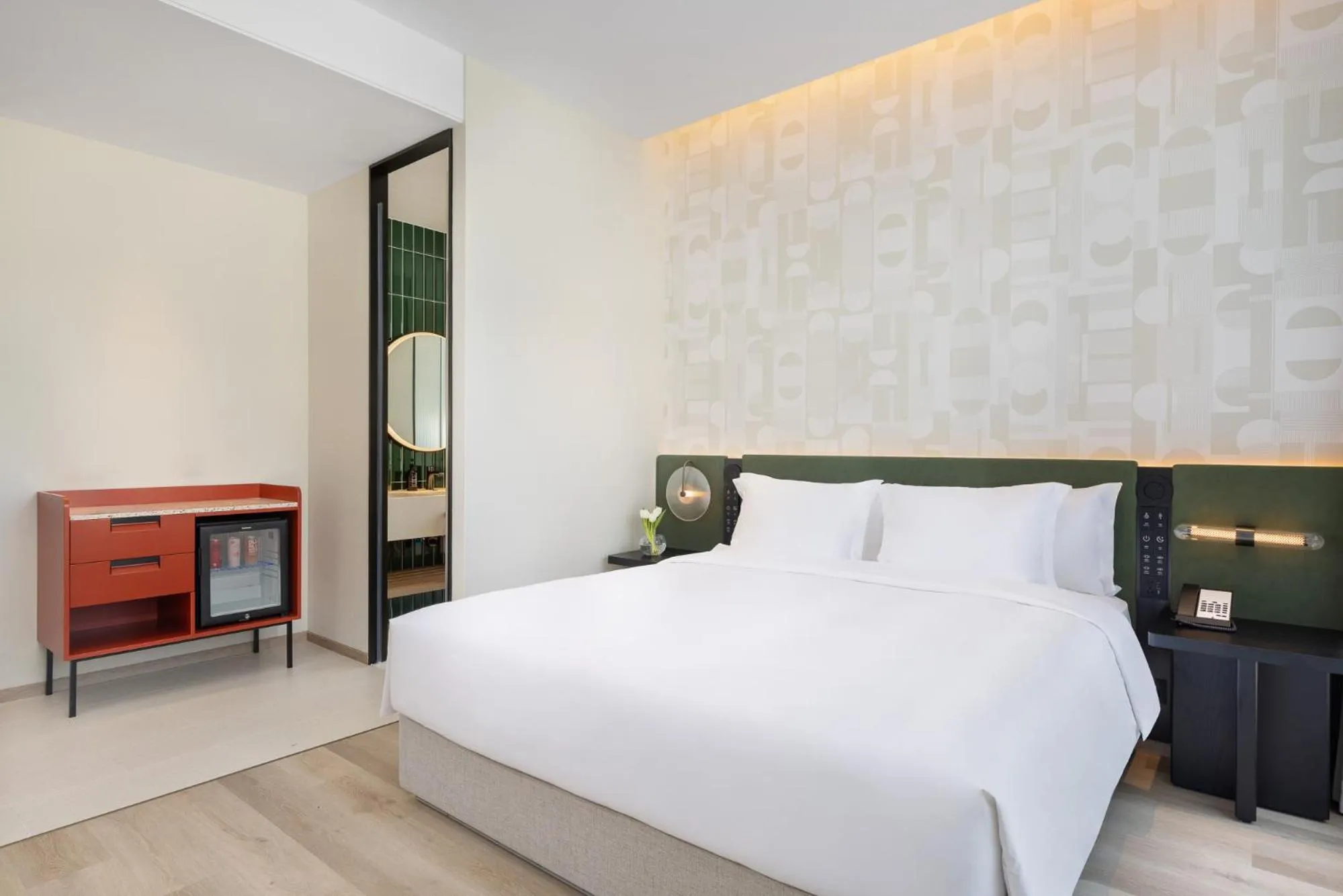 Bed in EVEN Hotel Hangzhou West Lake by IHG