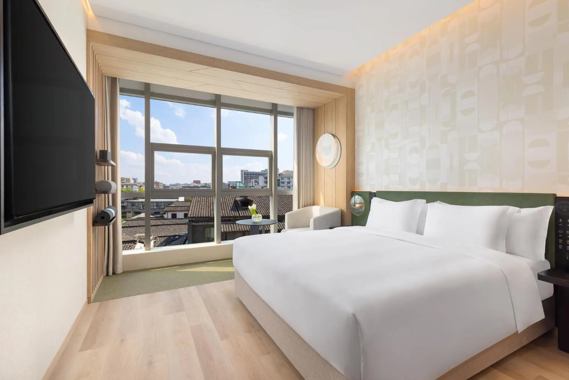 Bed in EVEN Hotel Hangzhou West Lake by IHG