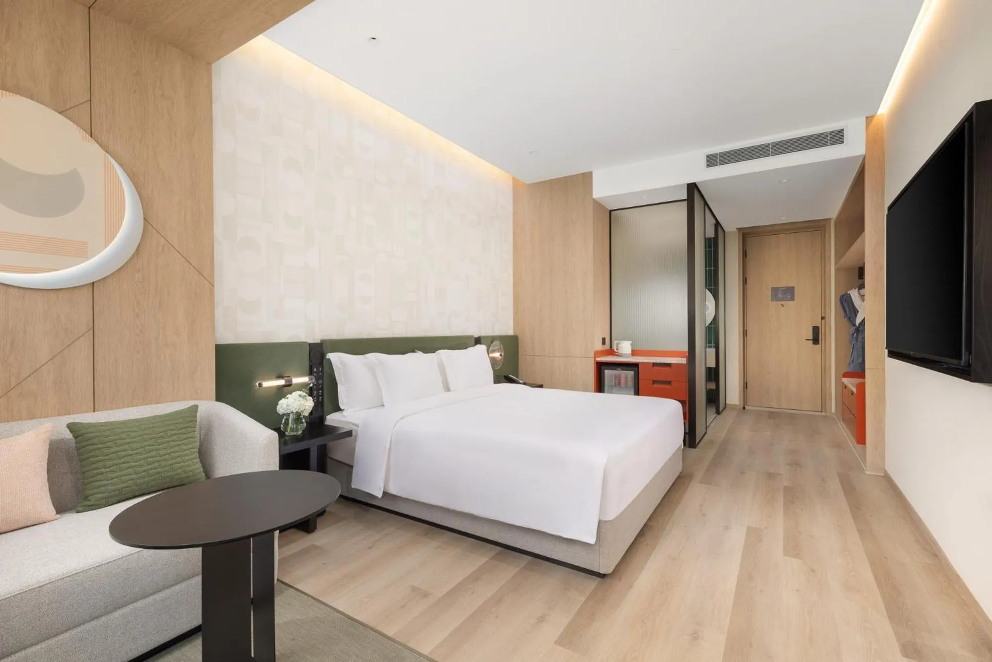 Bed in EVEN Hotel Hangzhou West Lake by IHG
