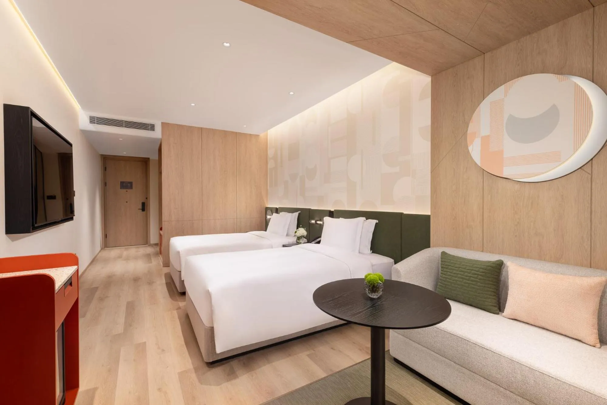 Bed in EVEN Hotel Hangzhou West Lake by IHG