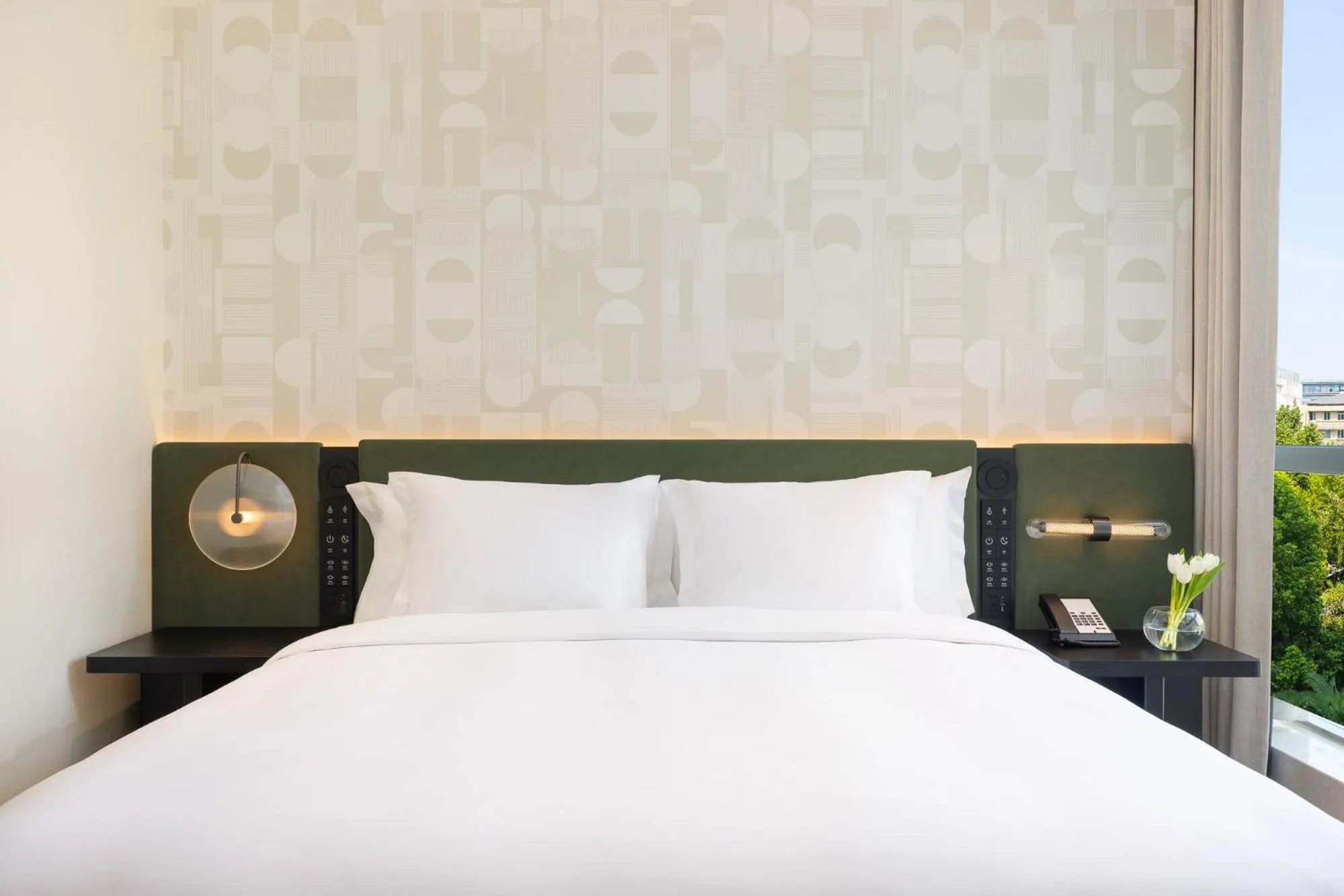 Bed in EVEN Hotel Hangzhou West Lake by IHG