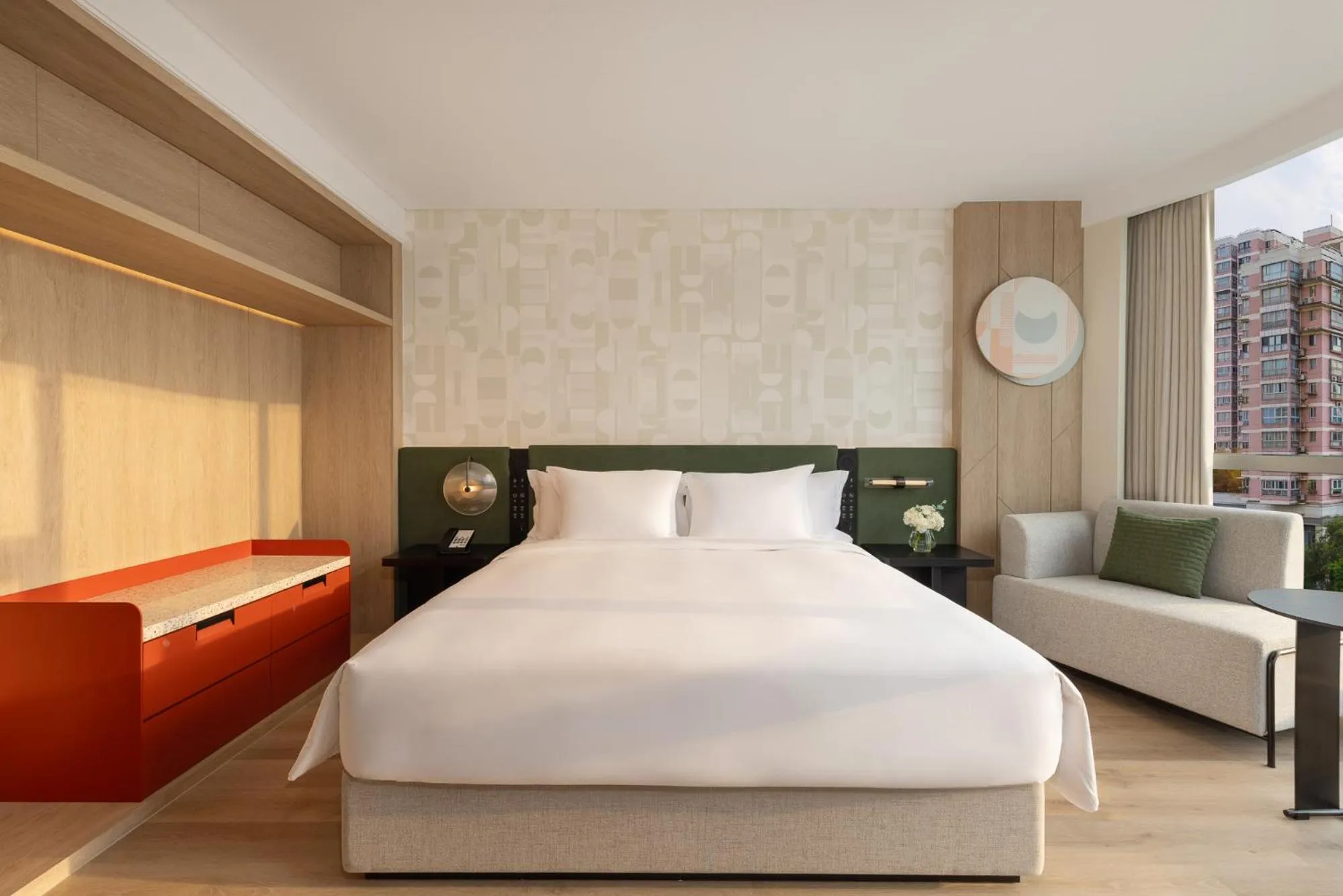 Bed in EVEN Hotel Hangzhou West Lake by IHG