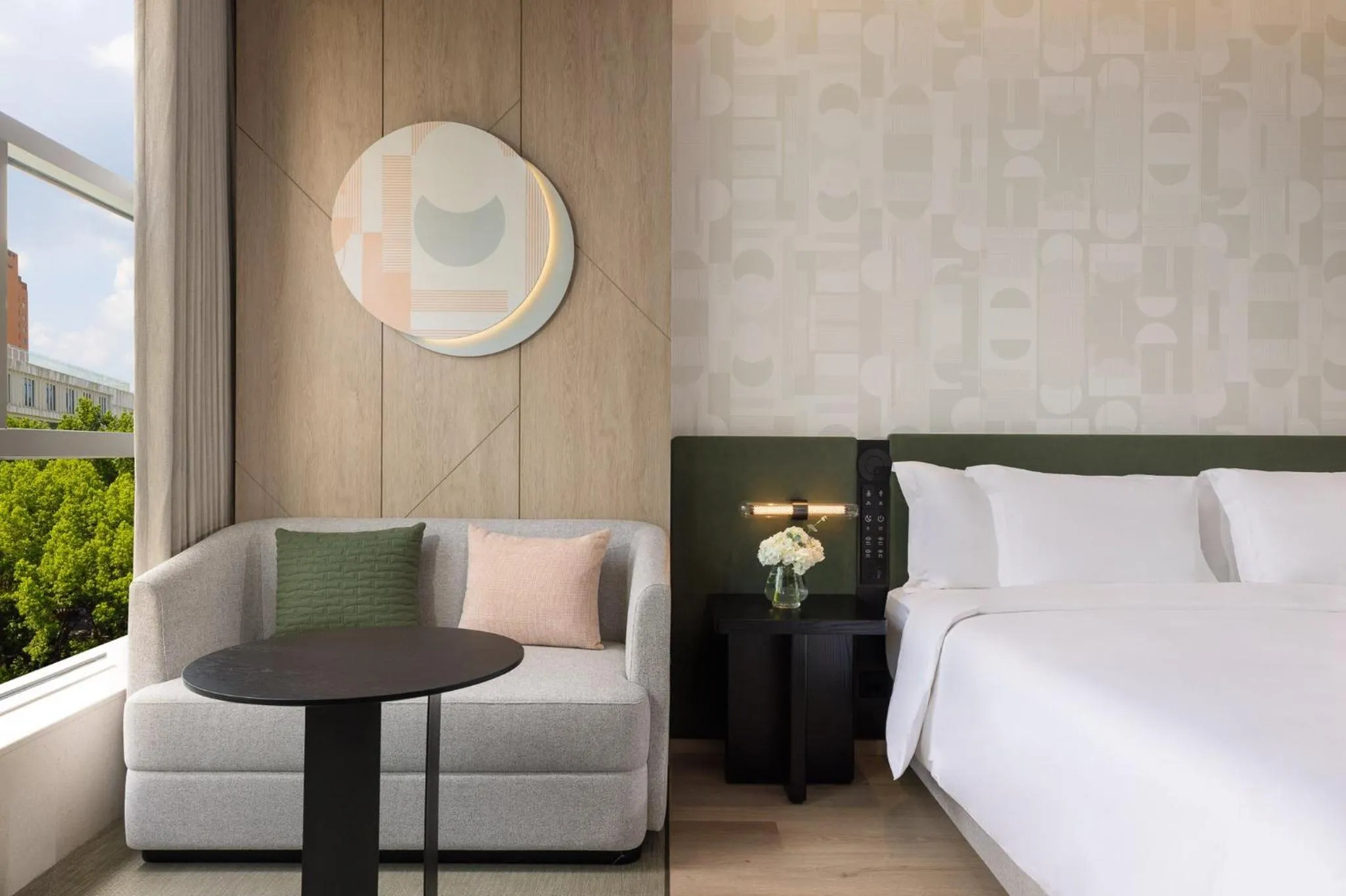 Photo of the whole room, Bed in EVEN Hotel Hangzhou West Lake by IHG