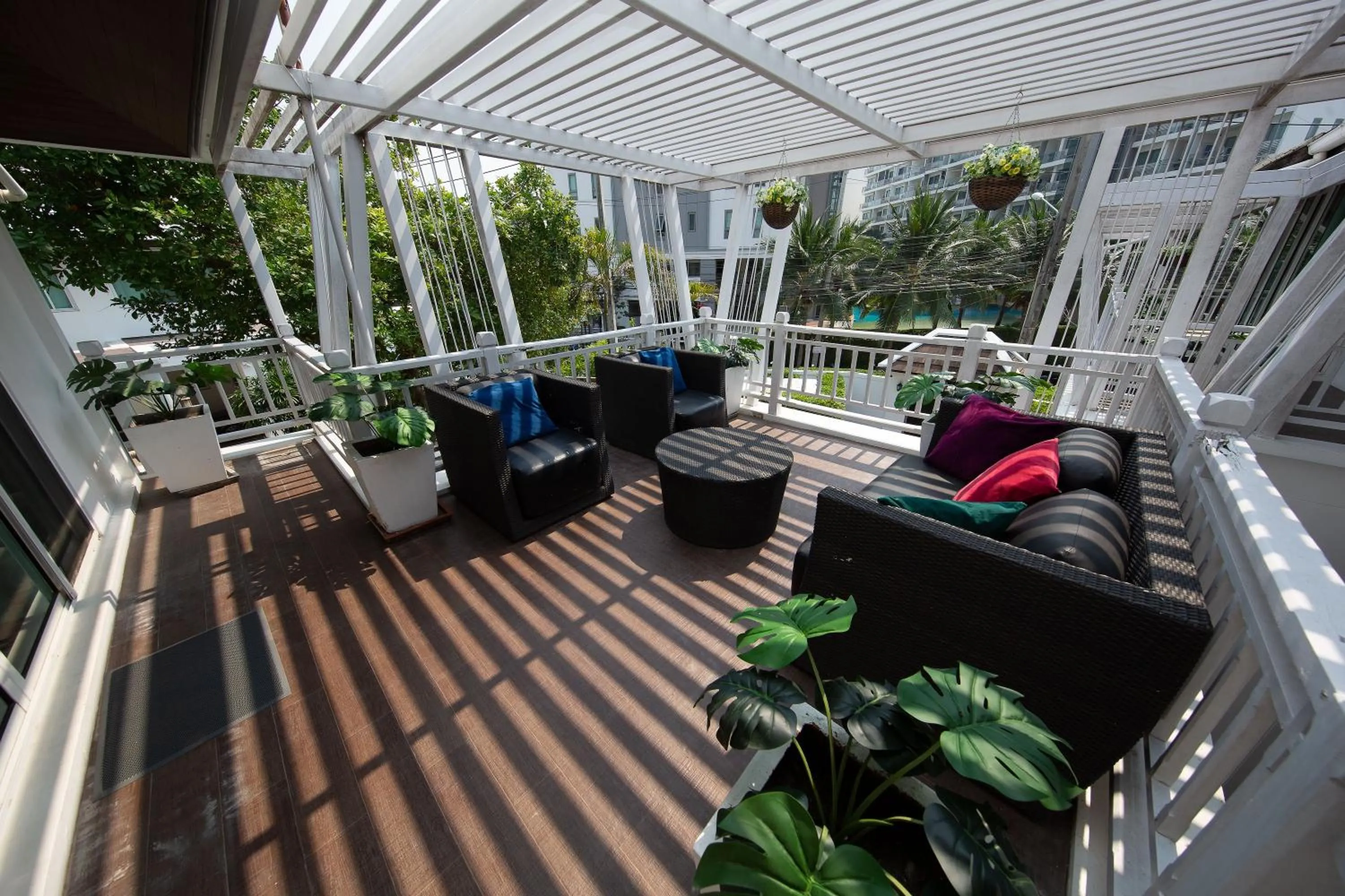 Patio in Paradise Pool Villa Pattaya in Tropicana Village