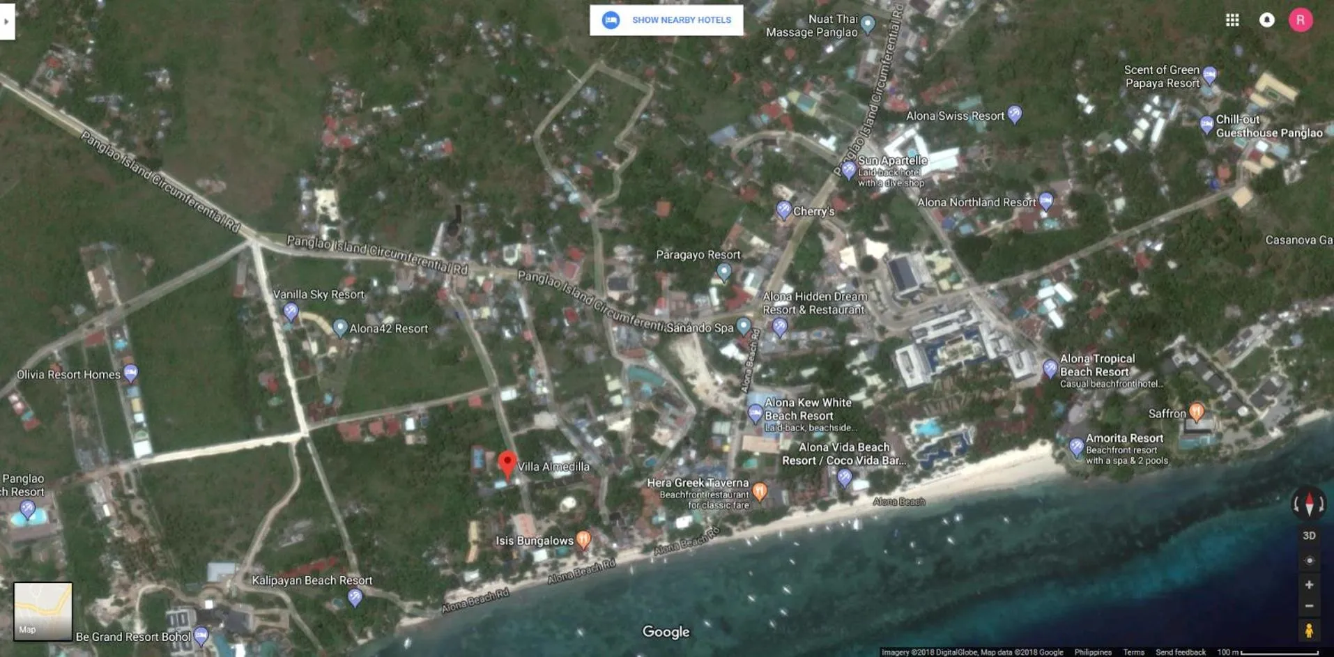 Bird's eye view in Villa Almedilla Pension House