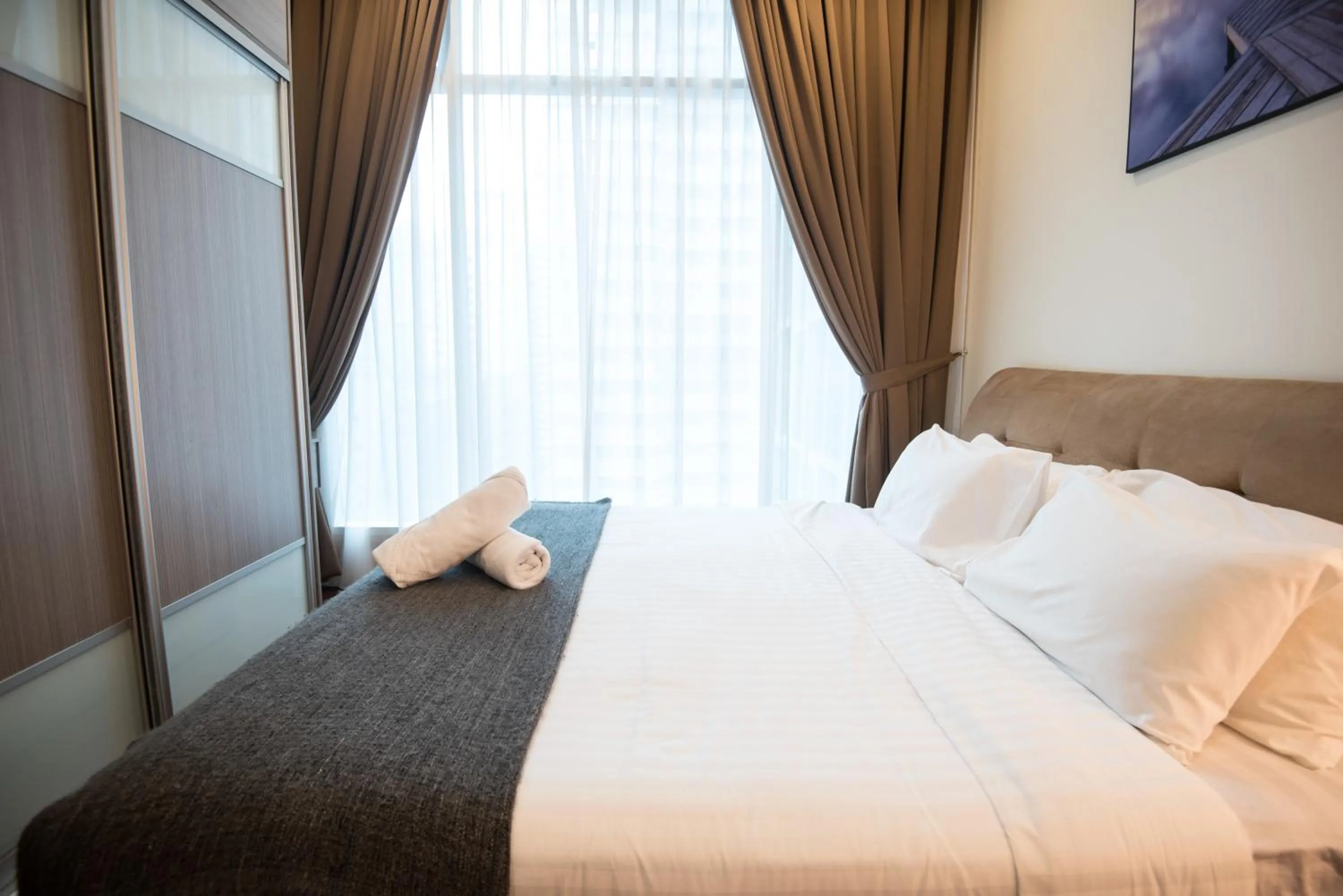 Bedroom, Bed in Soho Suites @ KLCC by Luxury Suites Asia