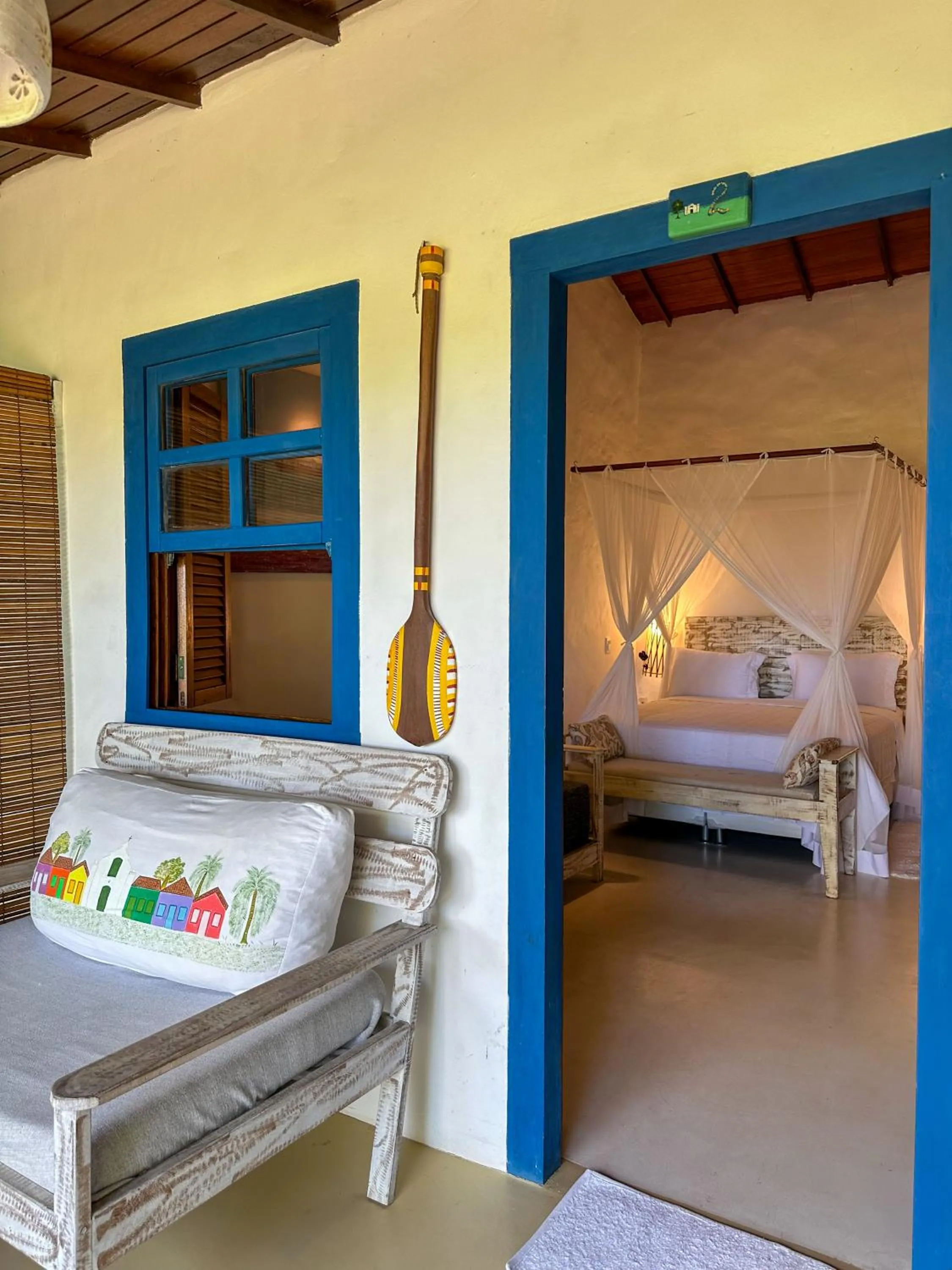 Bed in Rio Da Barra Villa Hotel