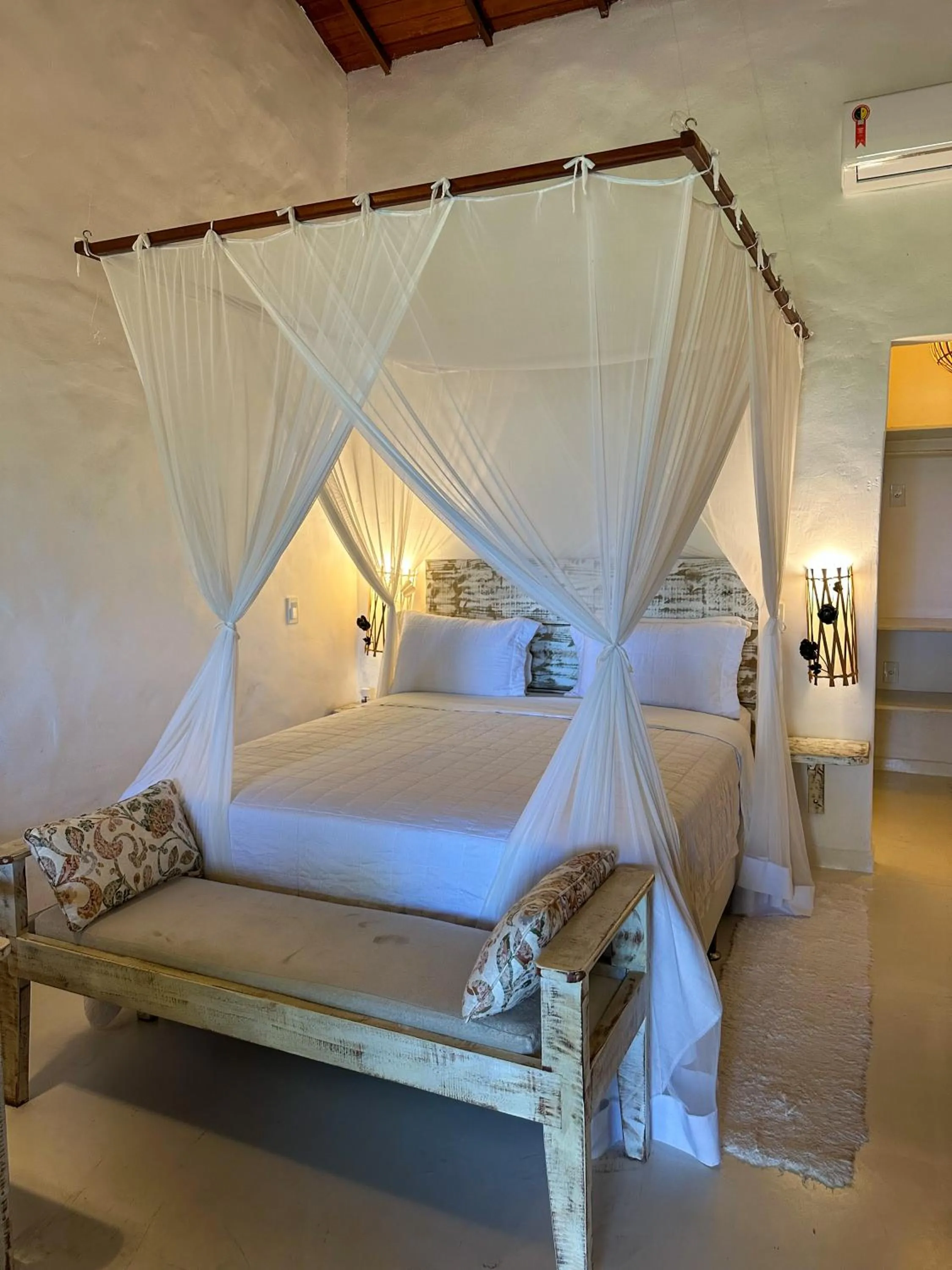 Bed in Rio Da Barra Villa Hotel