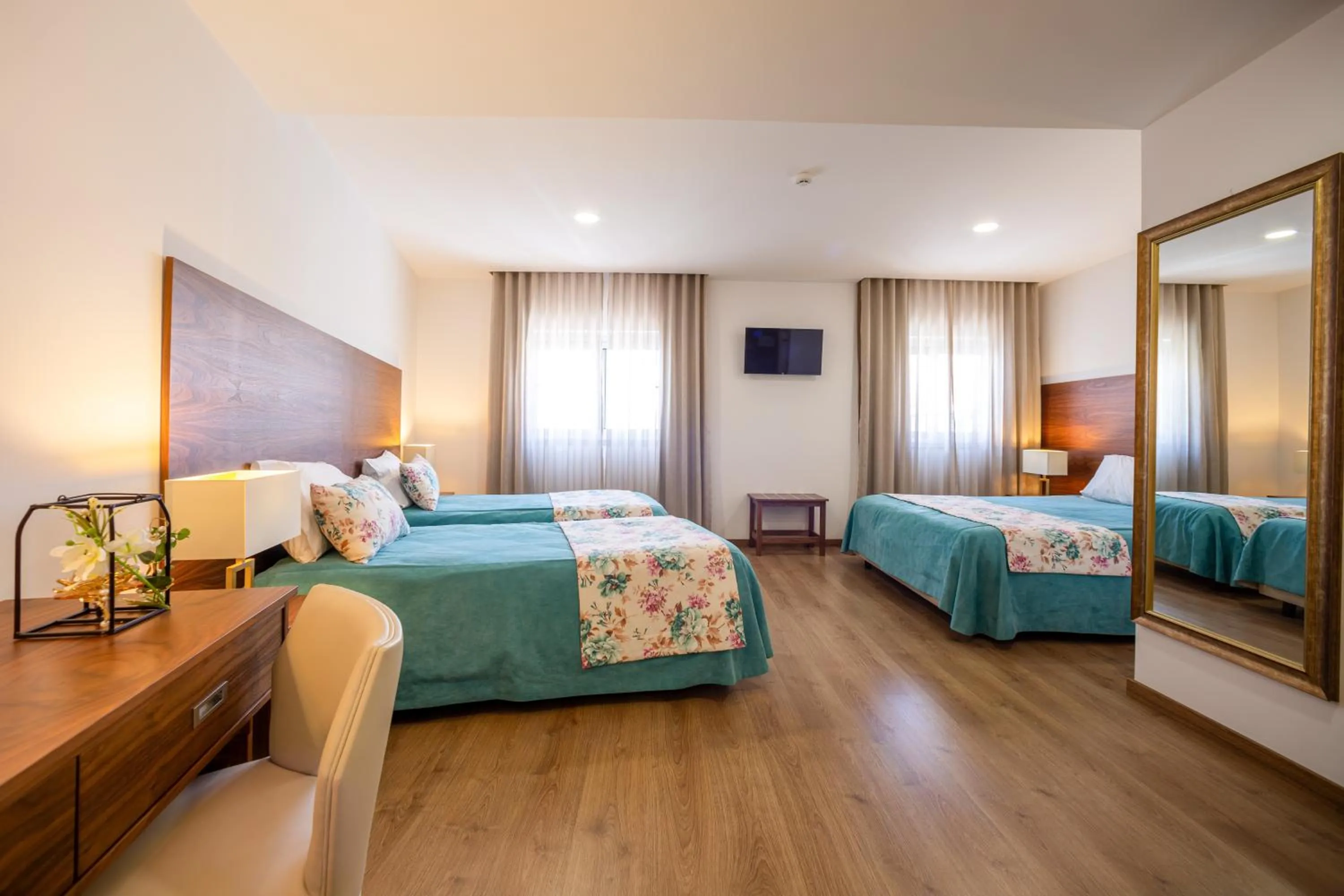 Bed in Hotel Nossa Senhora da Paz