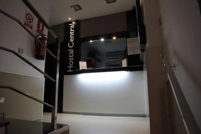 Lobby or reception in Hostal Central