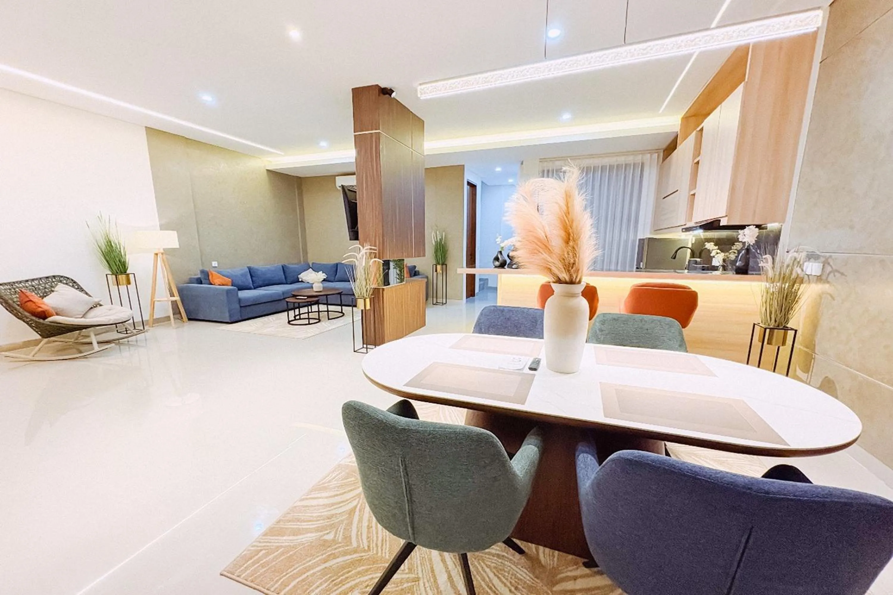 Seating area in Slokayana Villas