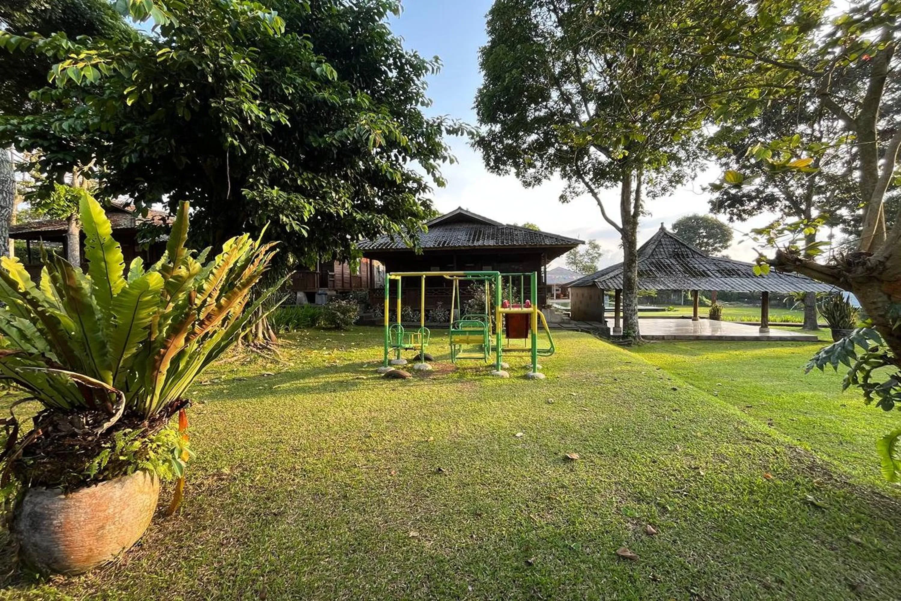Children play ground in Tjapoeng Resort Pancawati