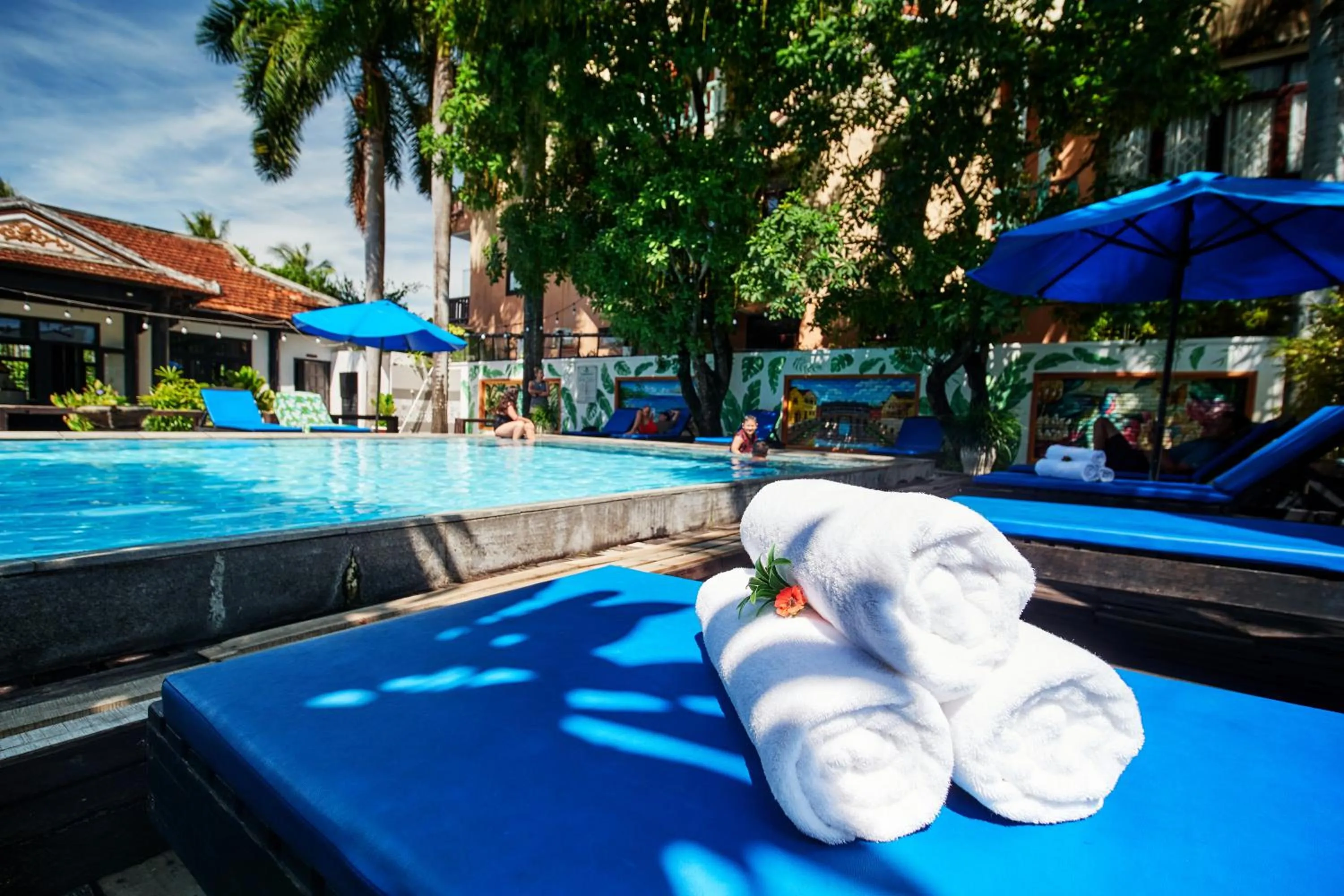 Swimming pool in Hoian Nostalgia Hotel
