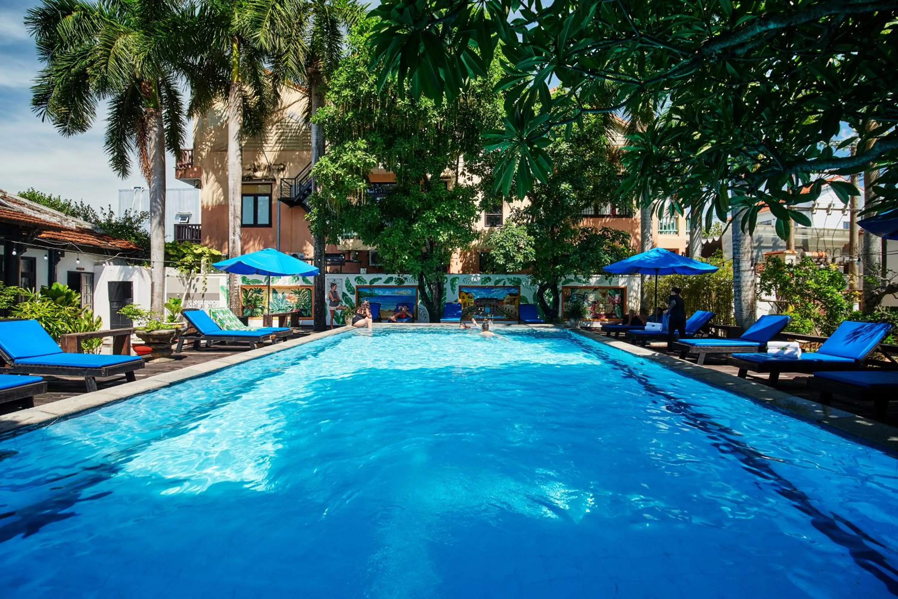 Swimming pool in Hoian Nostalgia Hotel