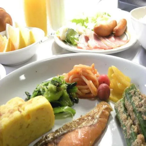 Buffet breakfast in Apoa Hotel