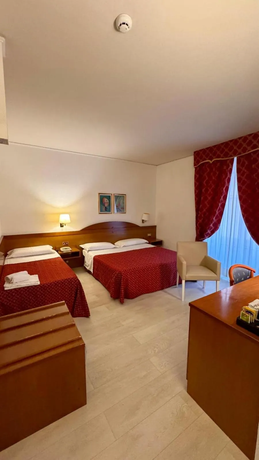 Bed in Hotel Arcadia