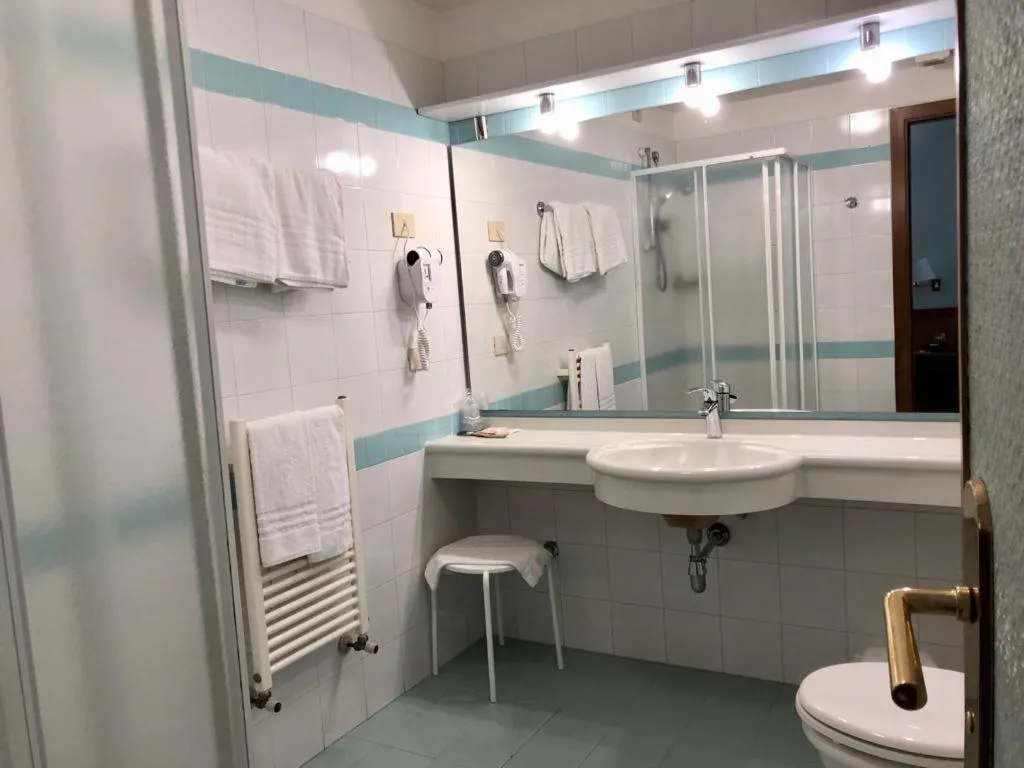 Bathroom in Hotel Arcadia