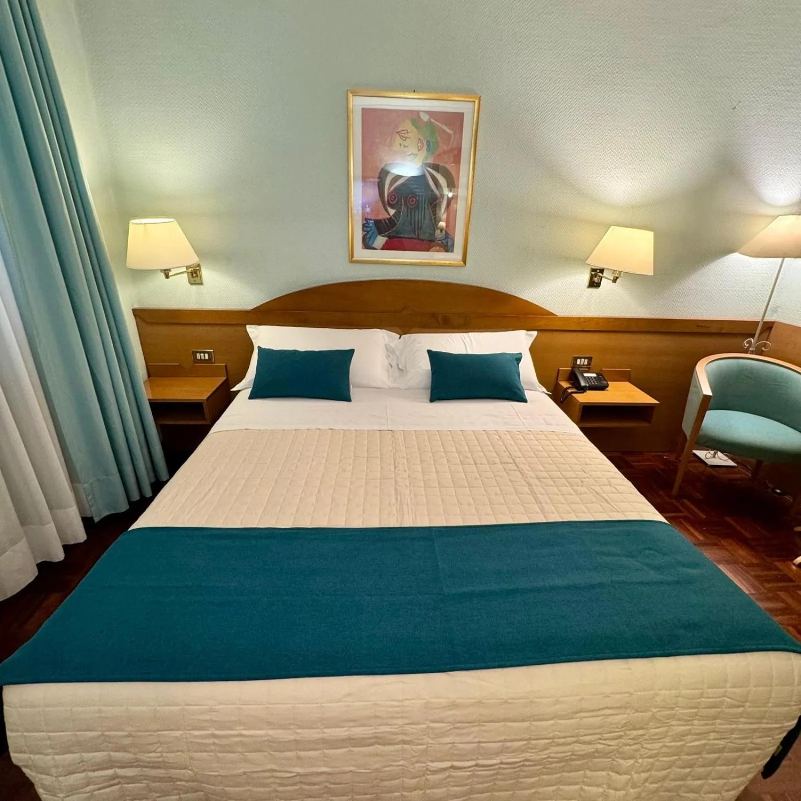 Bed in Hotel Arcadia