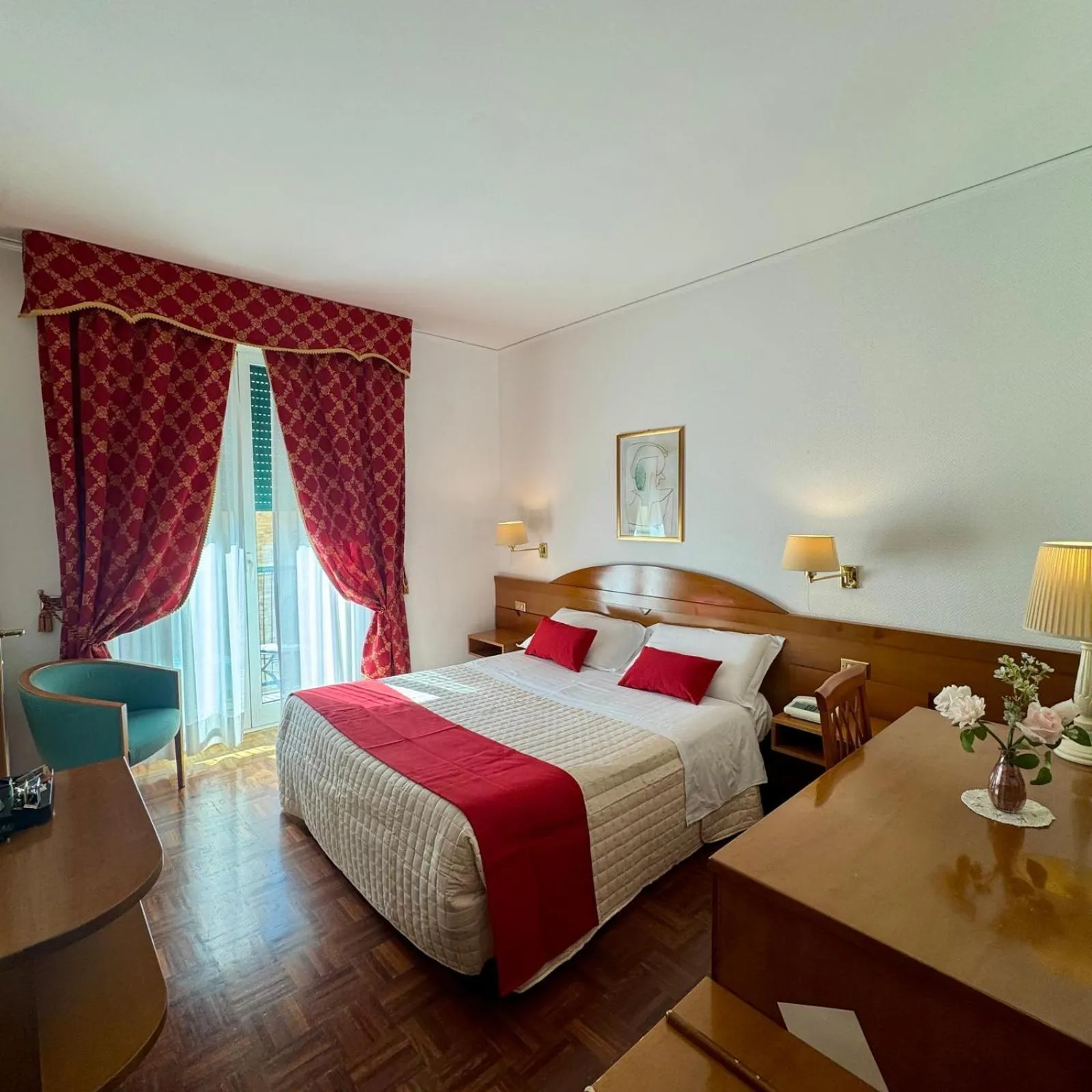 Bed in Hotel Arcadia