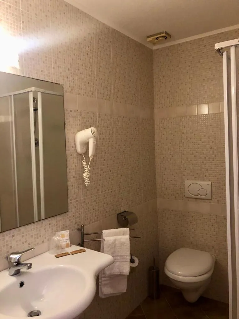 Bathroom in Hotel Arcadia