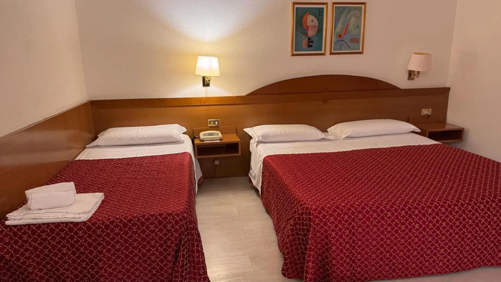 Bed in Hotel Arcadia