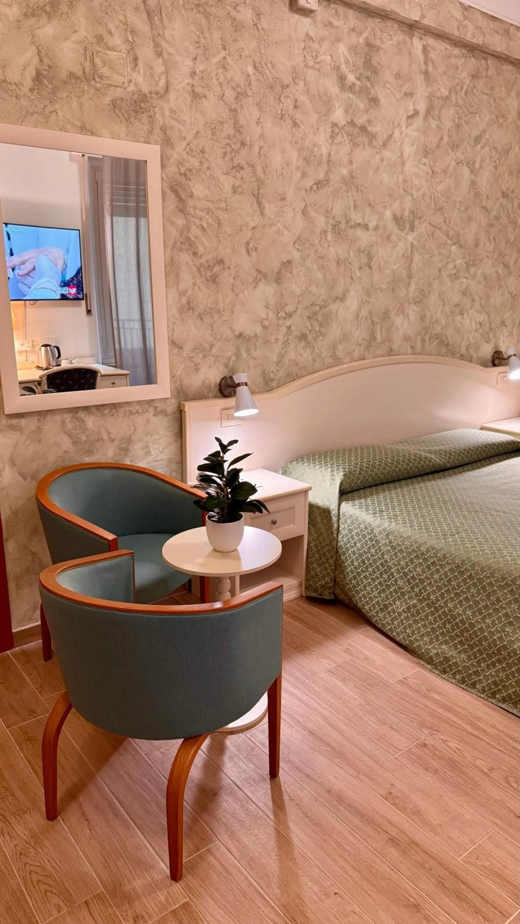 Bed in Hotel Arcadia