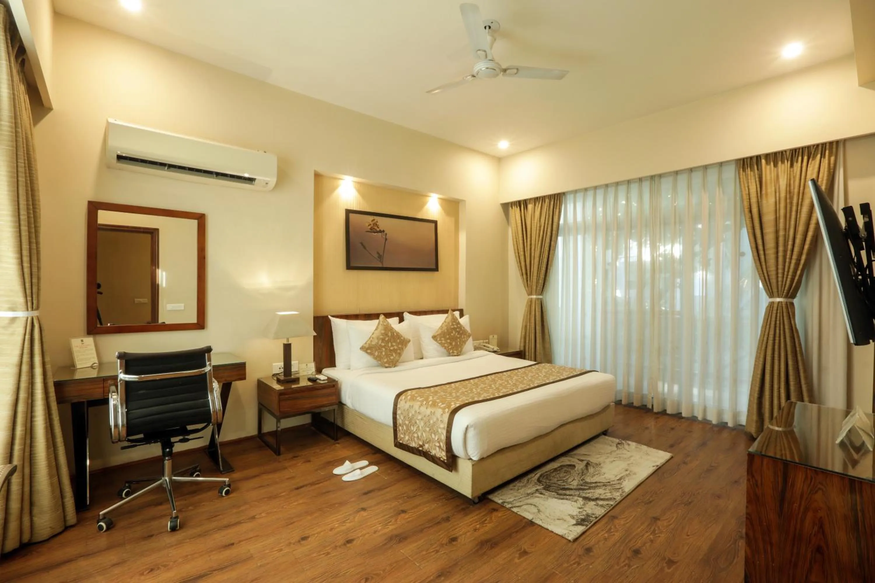 Bedroom, Bed in Resort De Coracao - Corbett , Uttarakhand