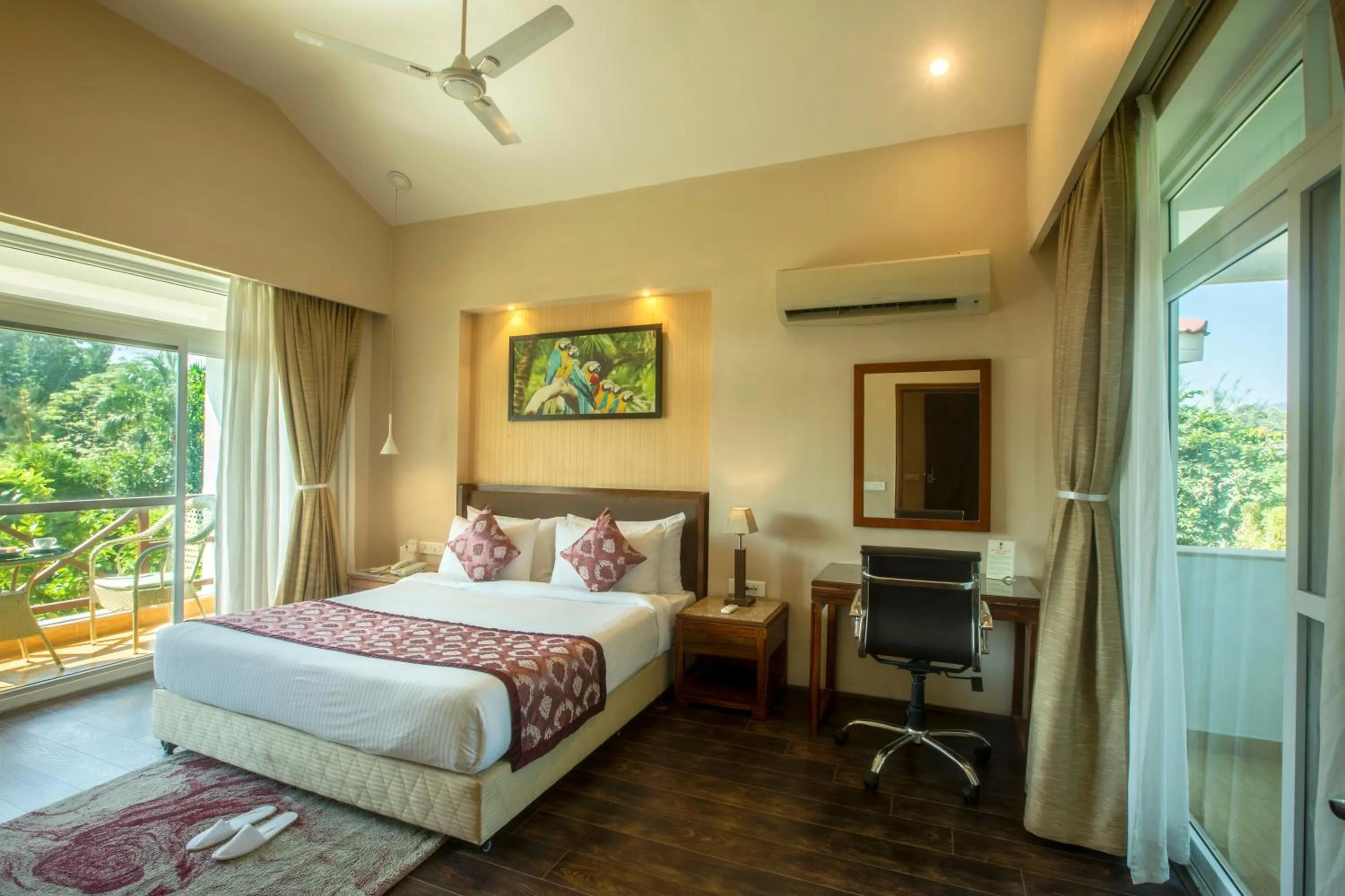 Bedroom, Bed in Resort De Coracao - Corbett , Uttarakhand