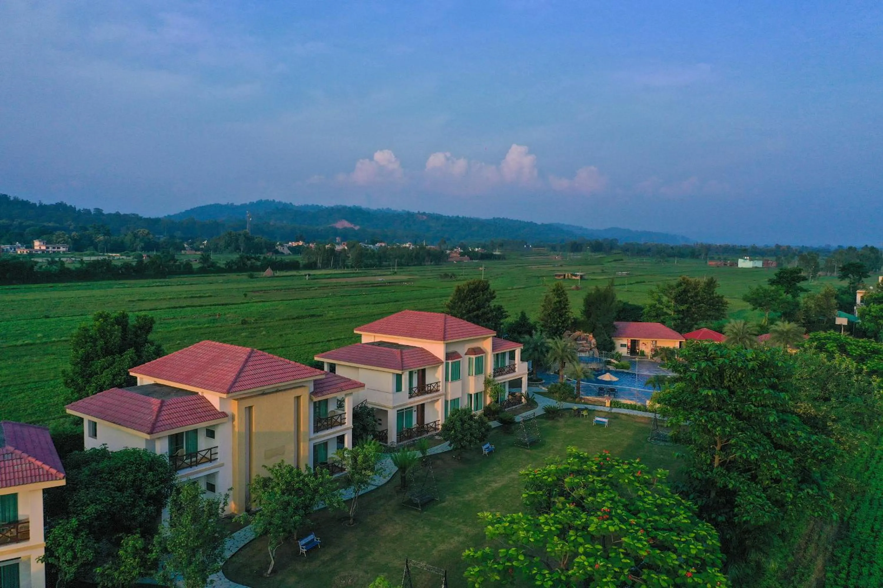Natural landscape in Resort De Coracao - Corbett , Uttarakhand