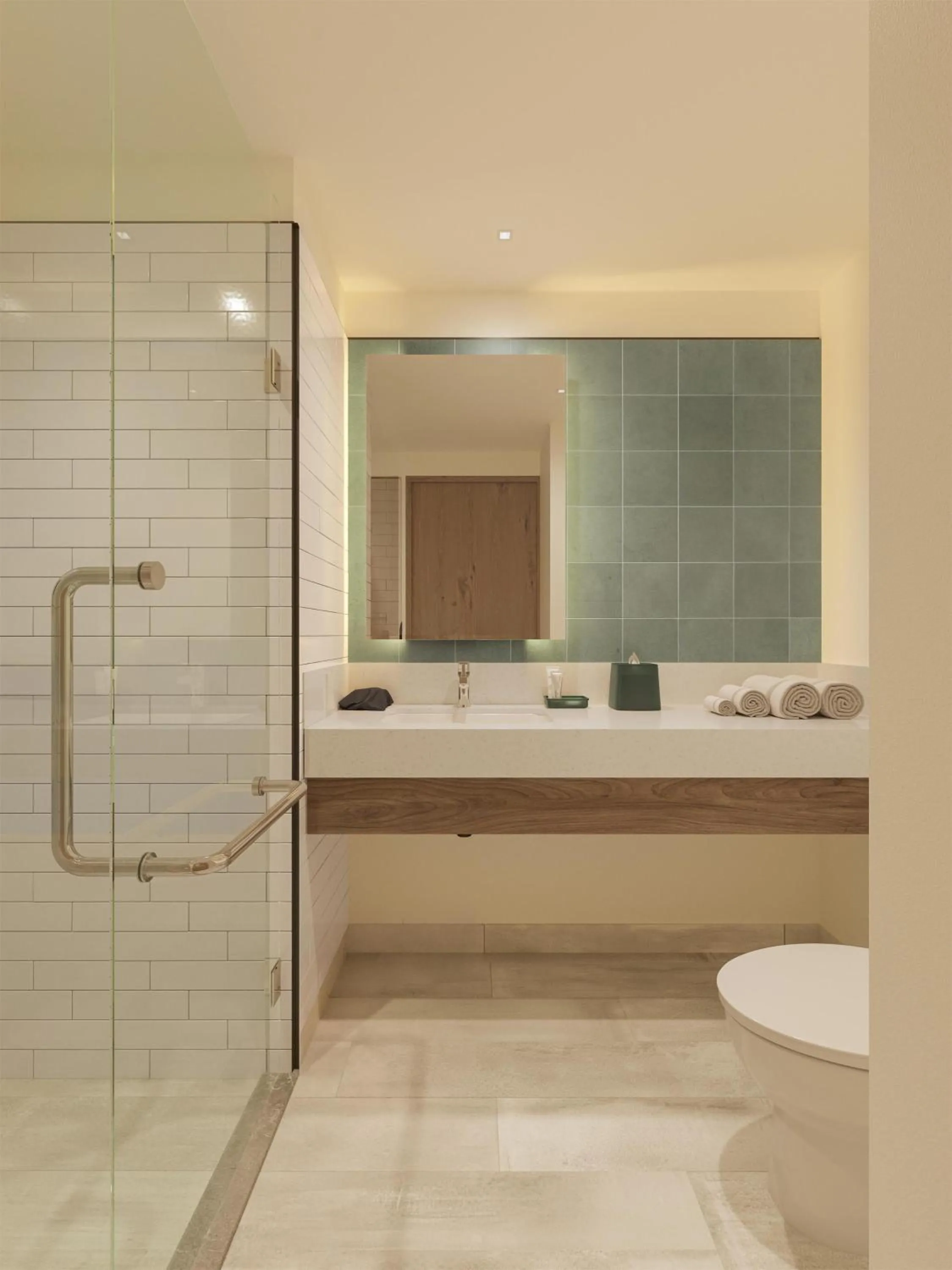 Bathroom in Hyatt Place Cancun Airport