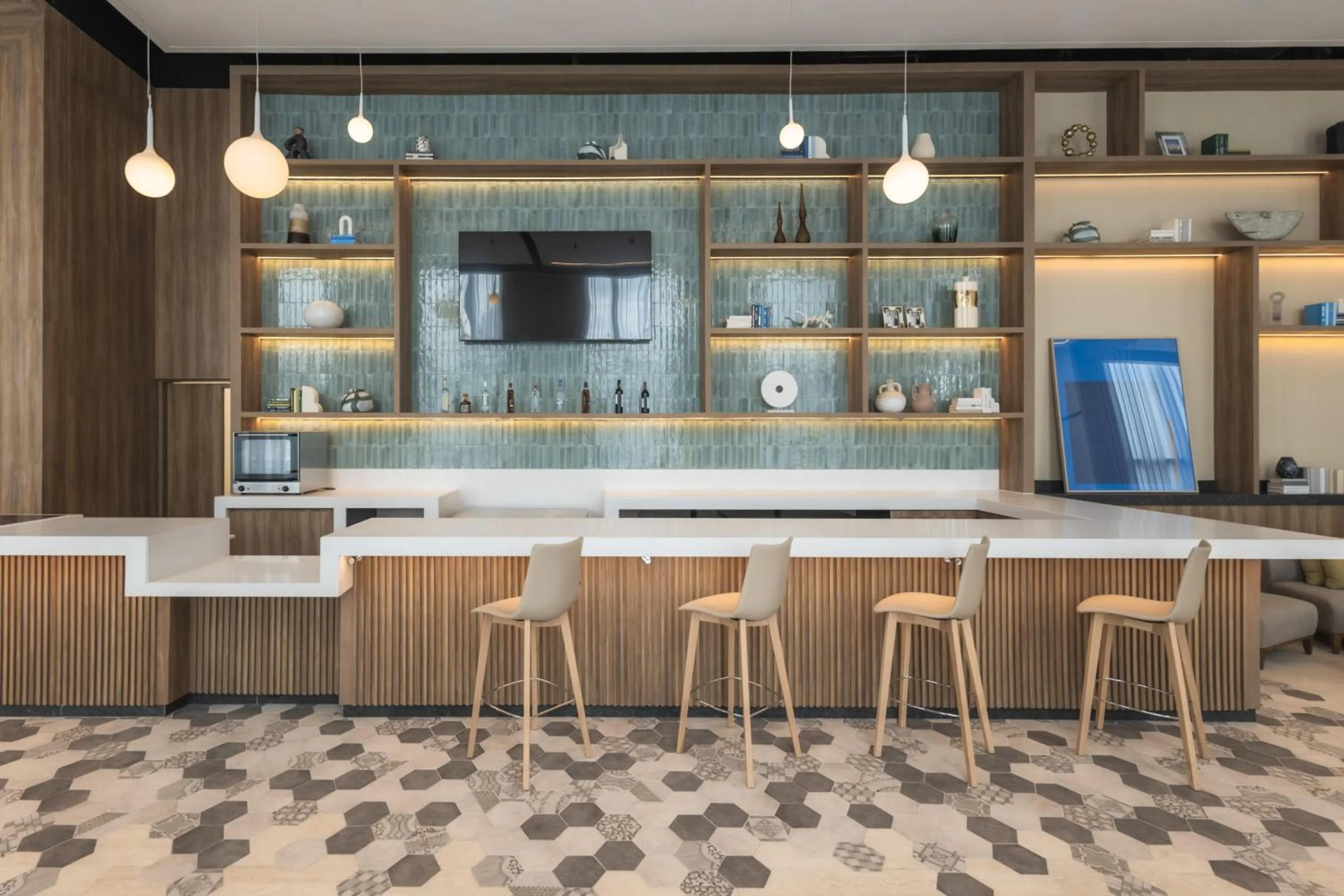 Lounge or bar in Hyatt Place Cancun Airport