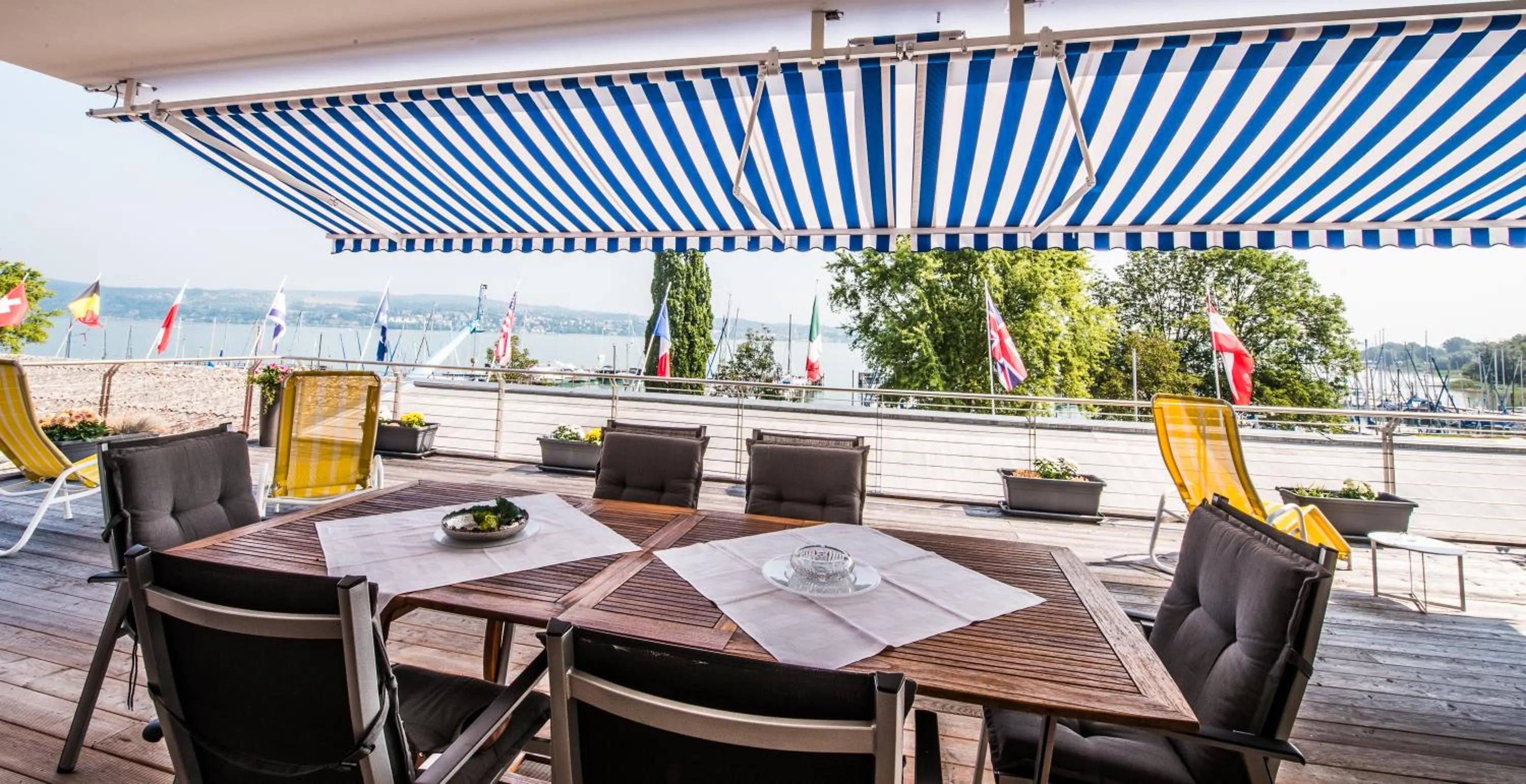 Balcony/Terrace in Hotel am Yachthafen