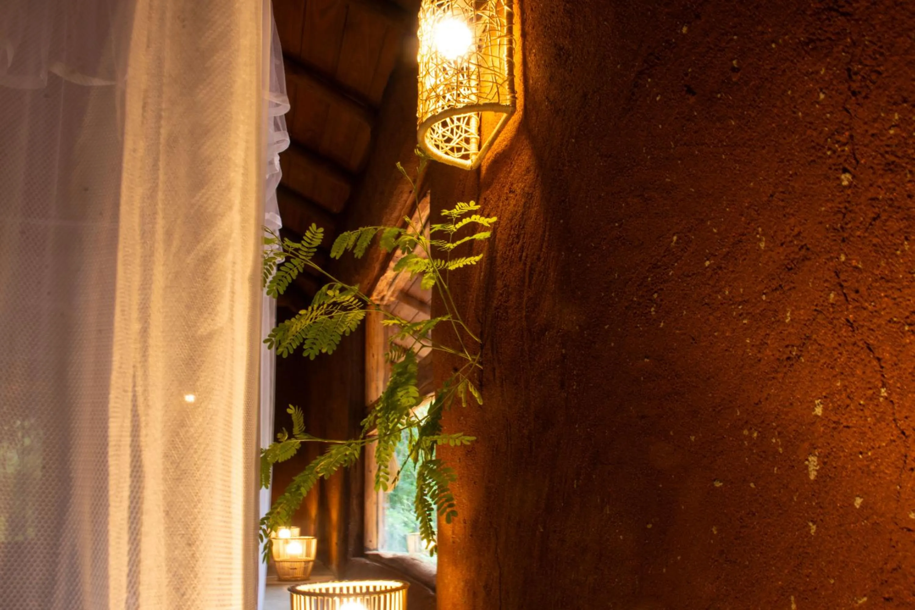 Decorative detail in Kuwera Eco Lodge