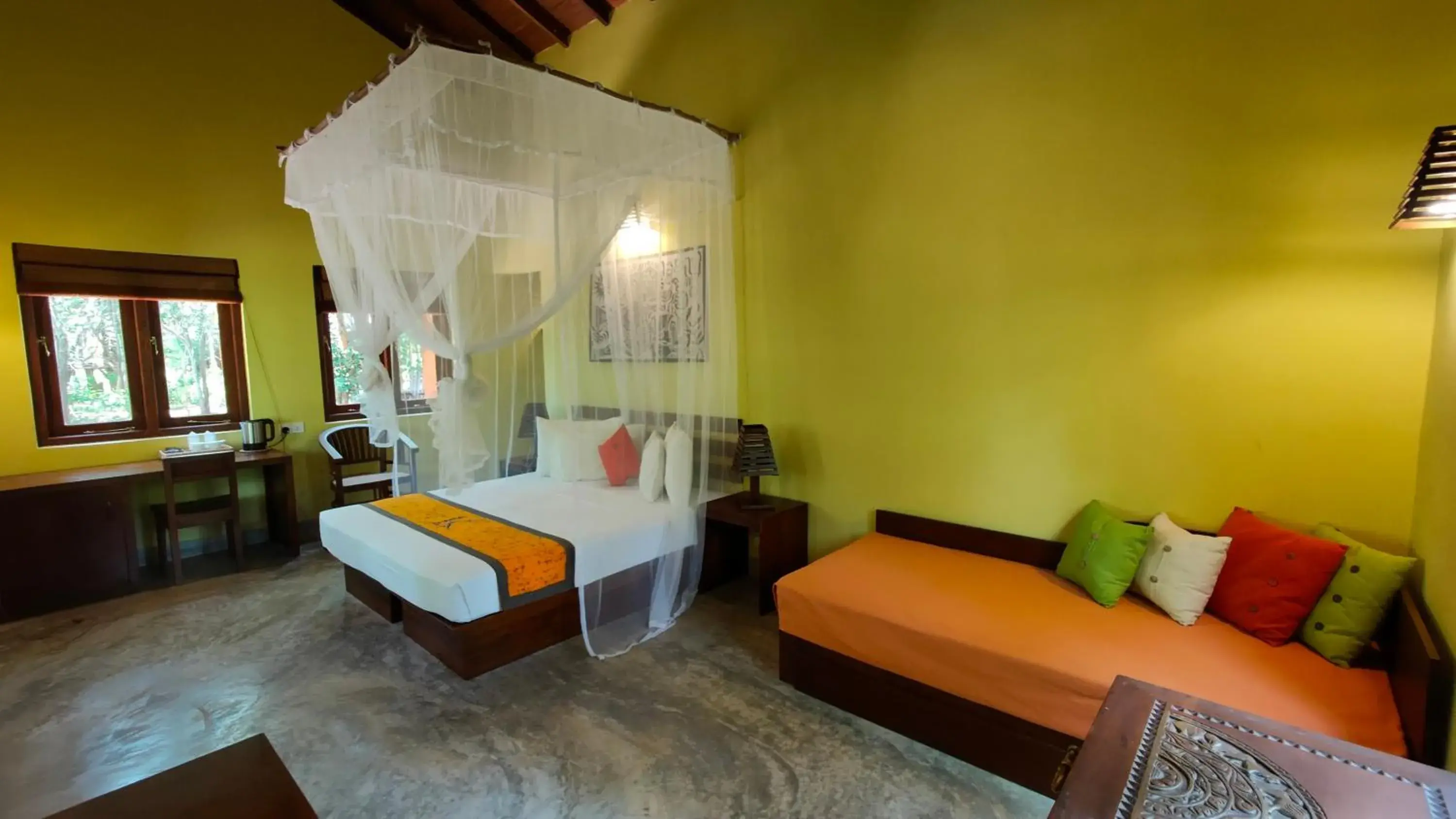 Deluxe Quadruple Room in Kuwera Eco Lodge Deluxe Quadruple Room in Kuwera Eco Lodge