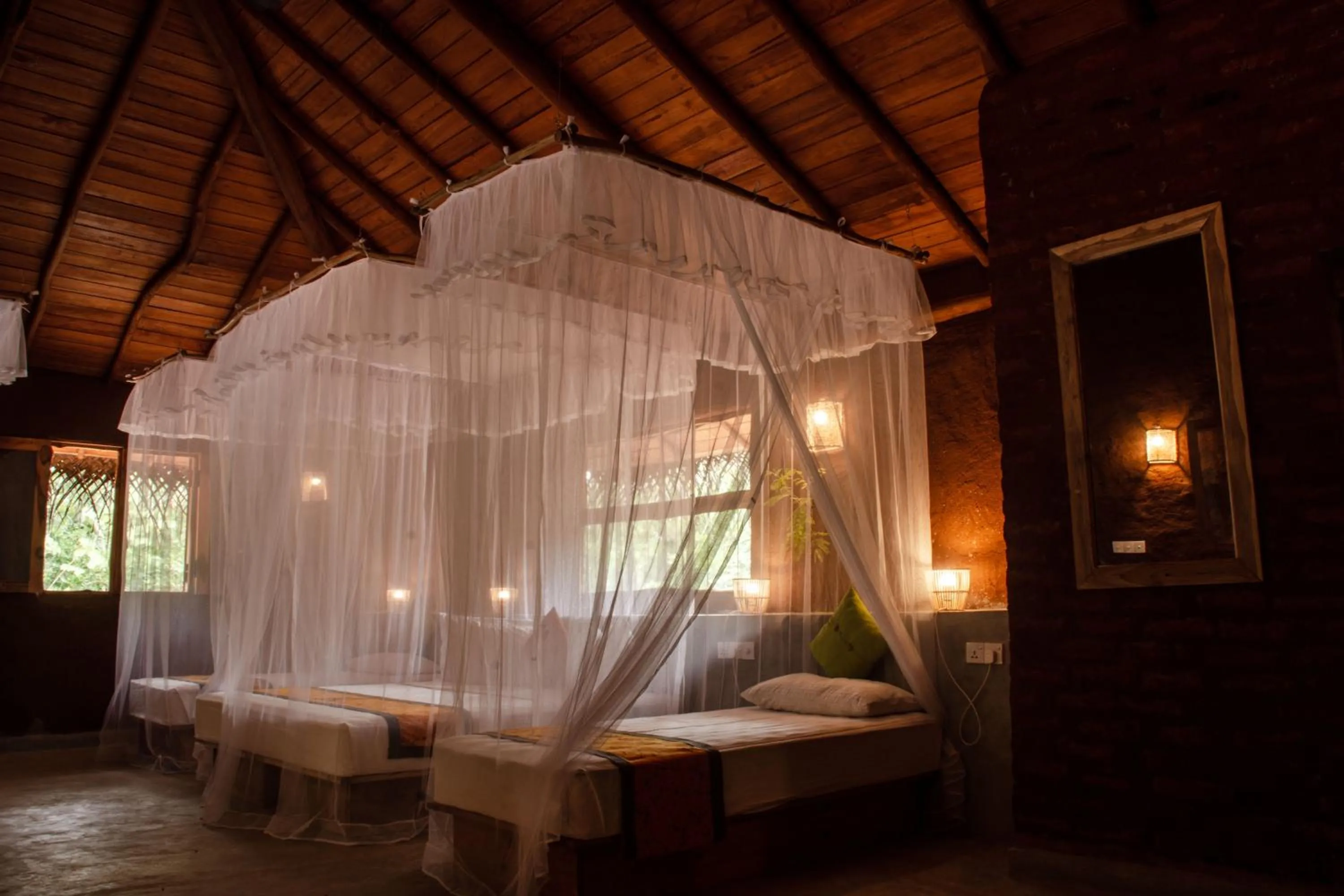 Bed in Kuwera Eco Lodge
