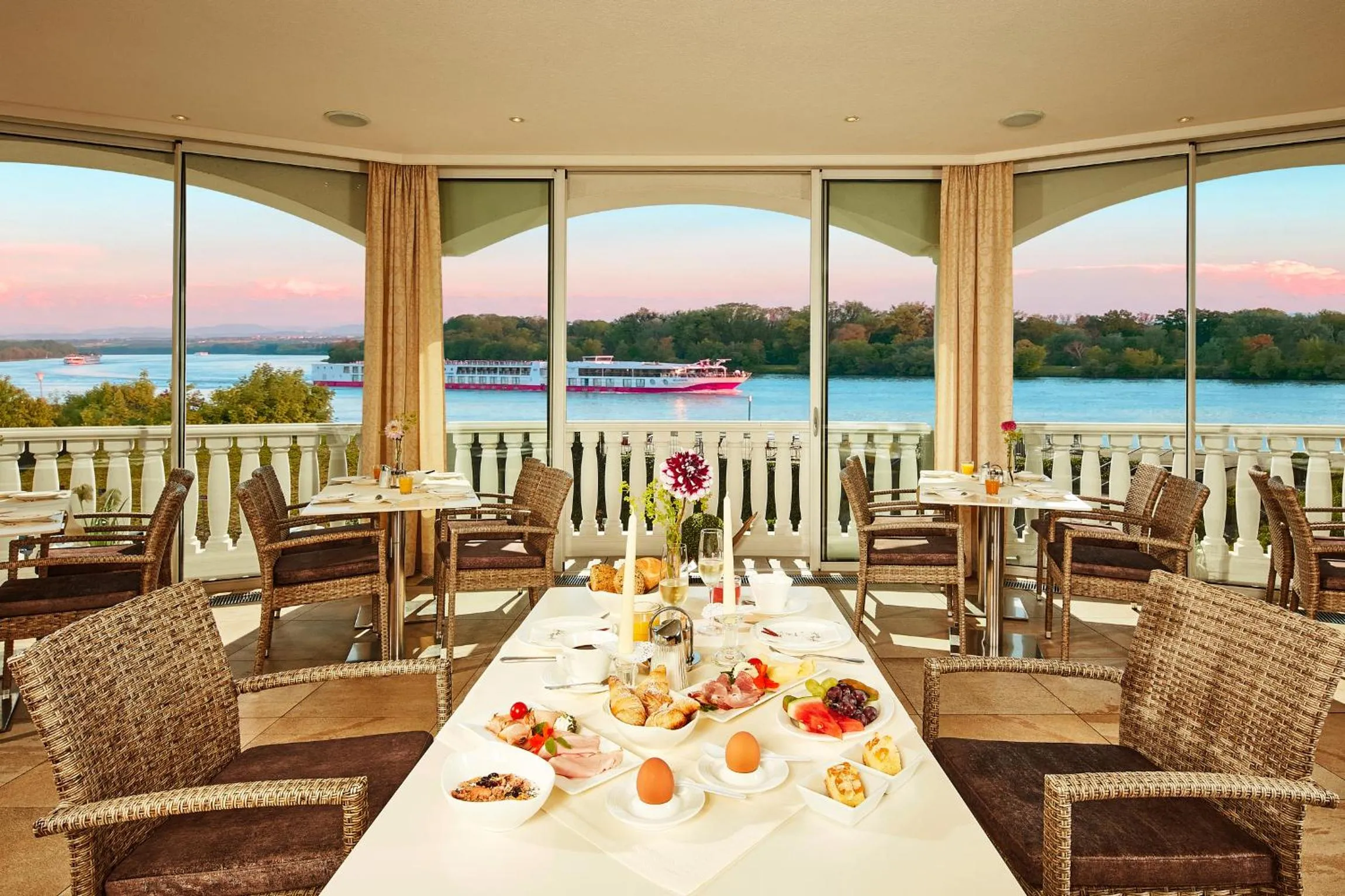 River view in Donauhotel Lettnerhof