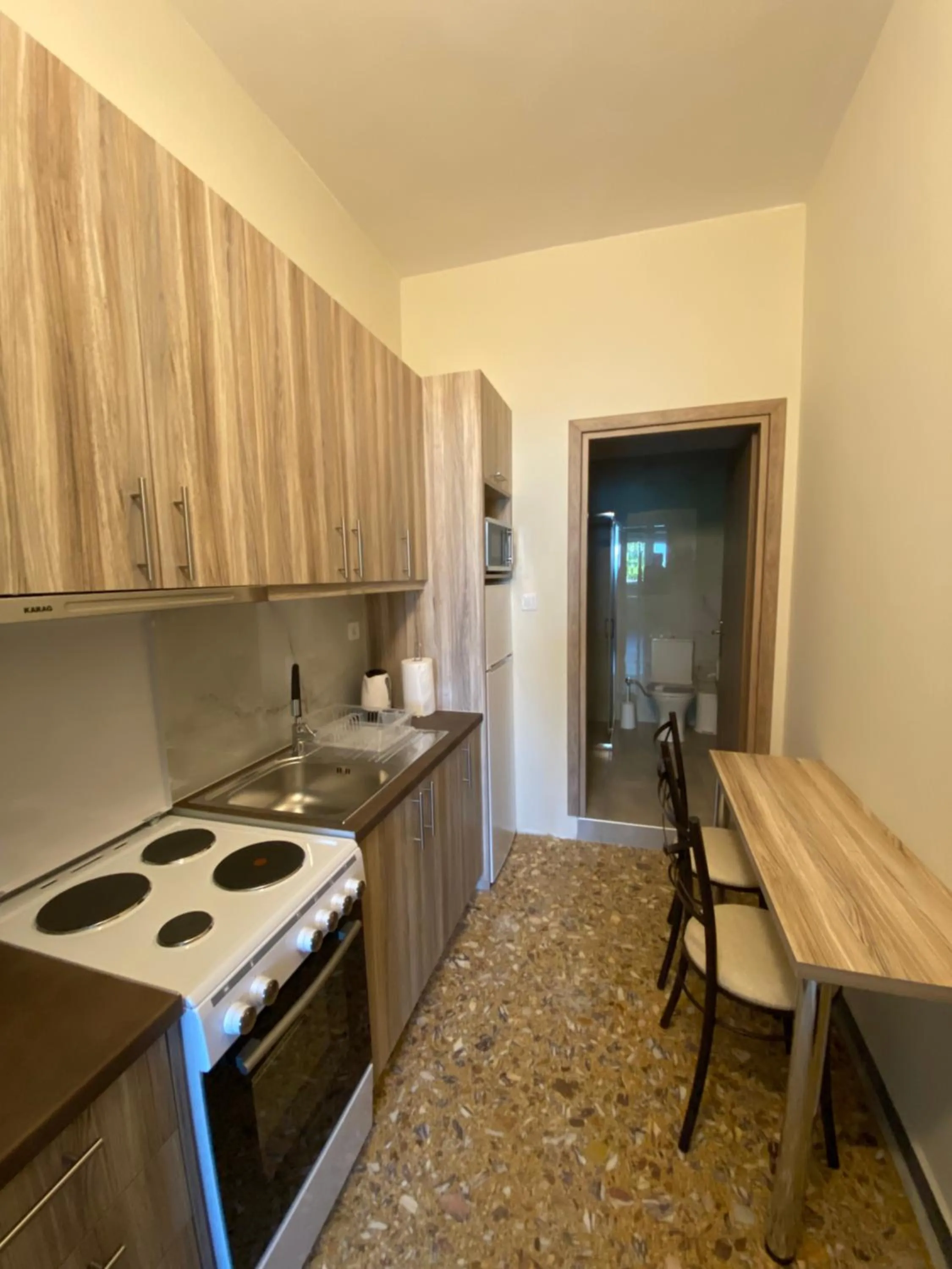 Kitchen or kitchenette in Pegasus Rooms