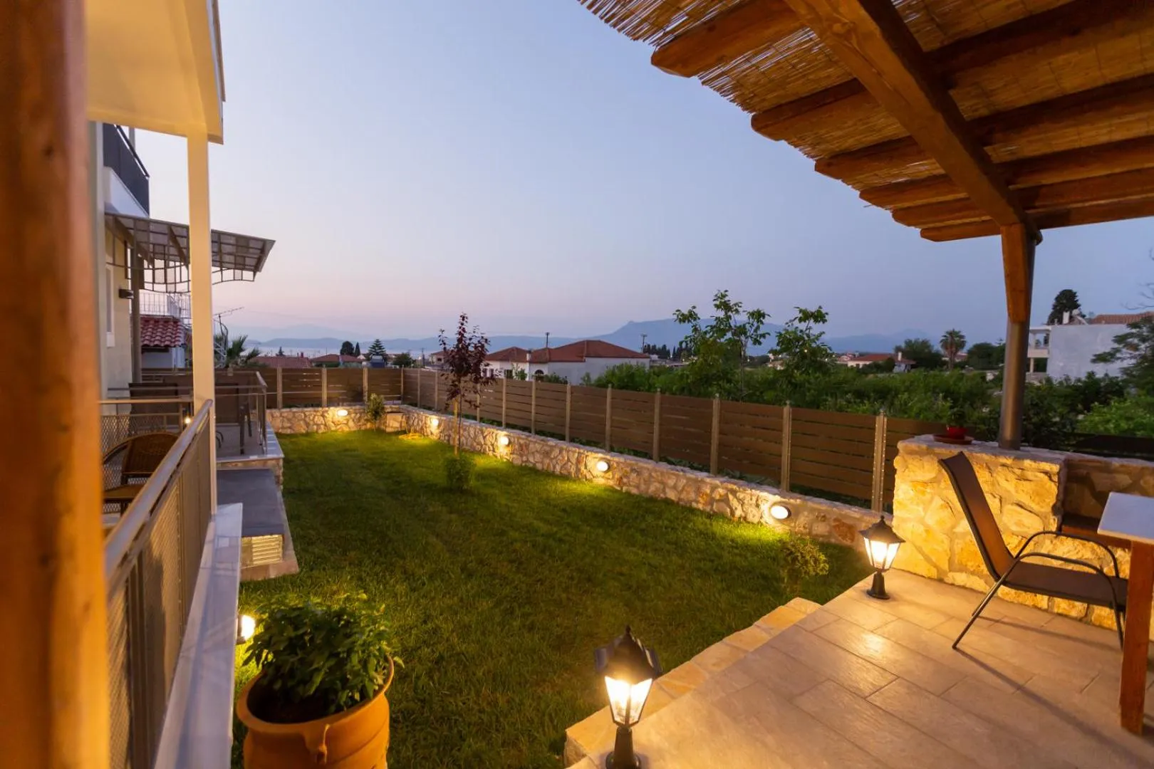 Garden view in Pegasus Rooms