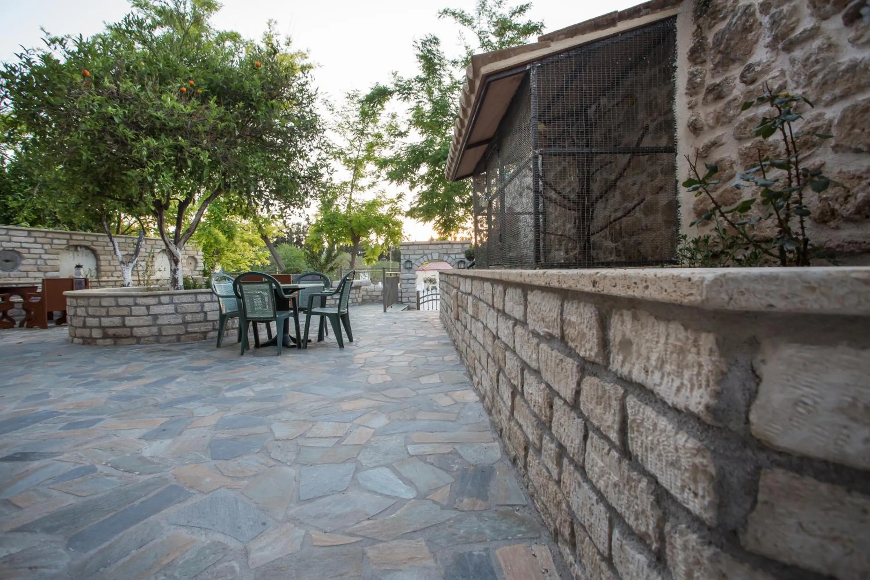 Patio in Pegasus Rooms