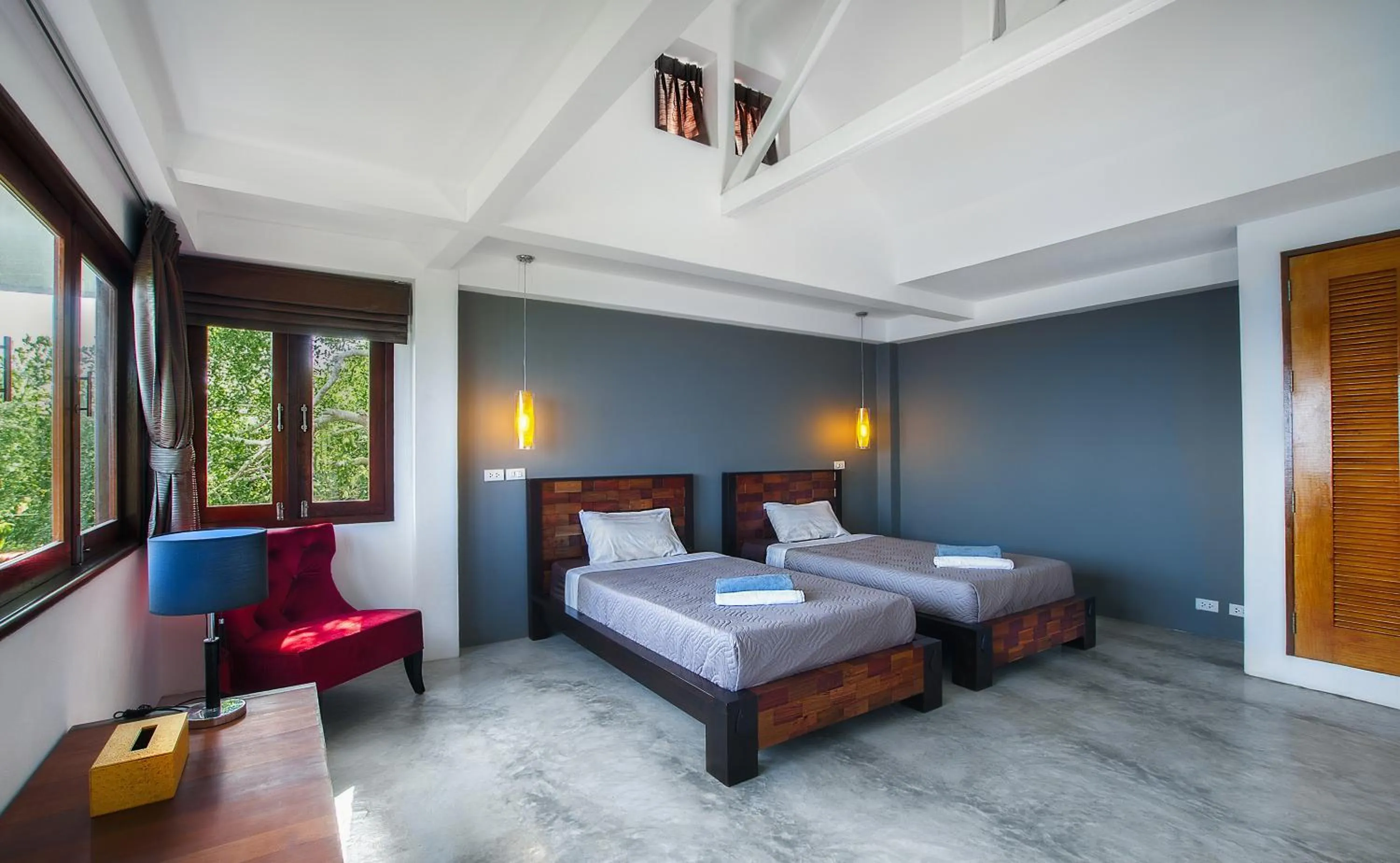 Bed in Philip's Villa