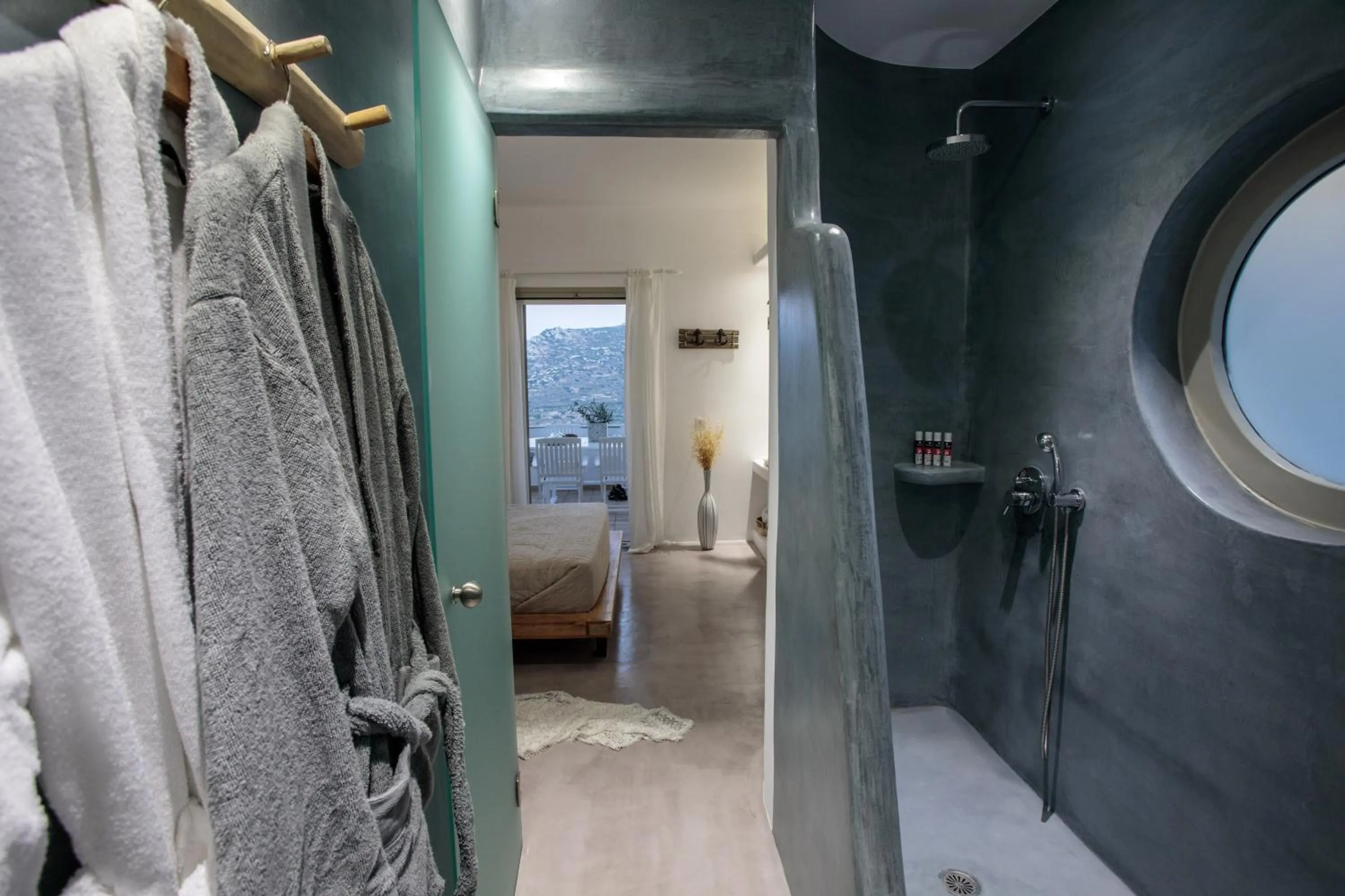 Bathroom in Halcyon Suites and Villas Naxos