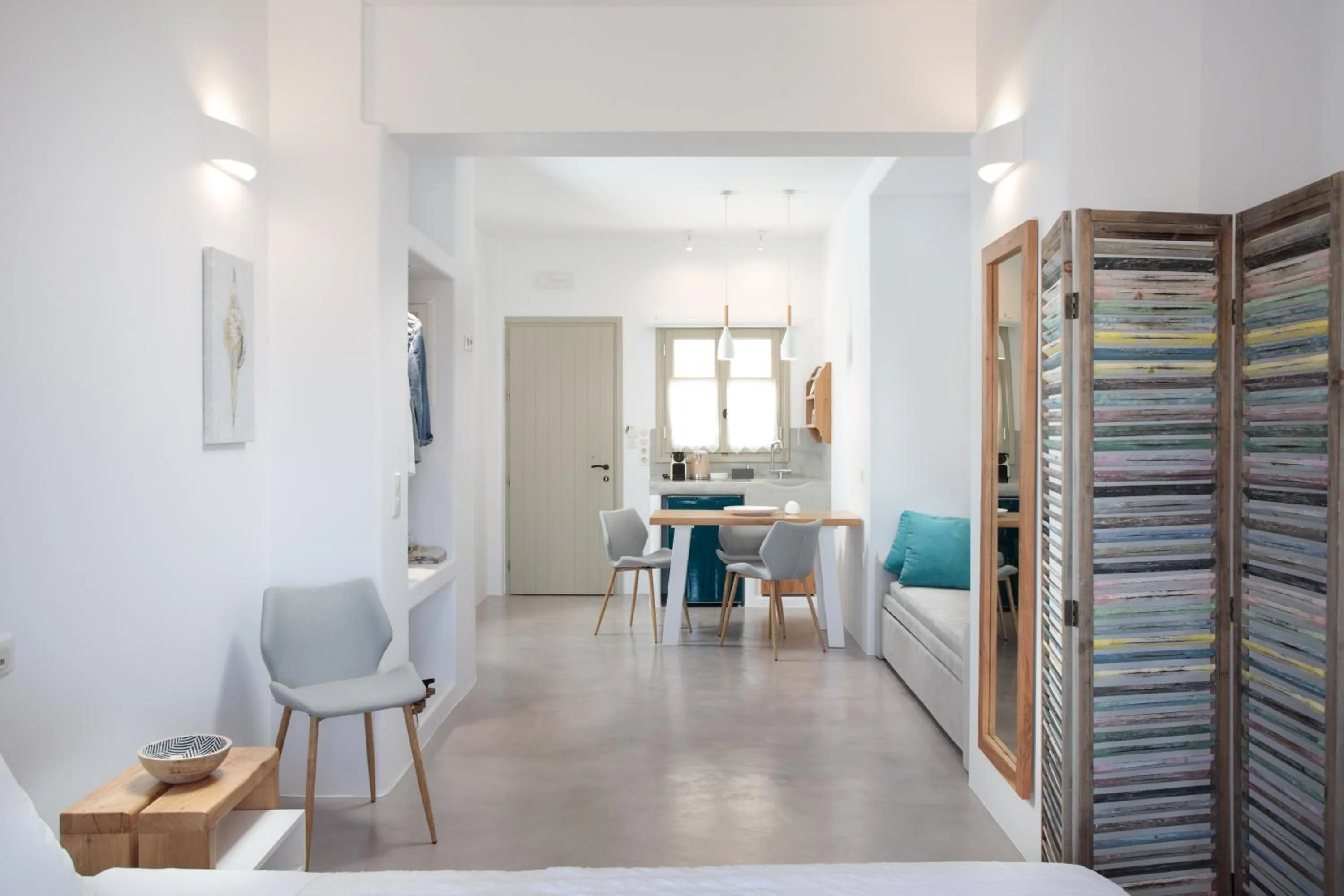 Living room in Halcyon Suites and Villas Naxos